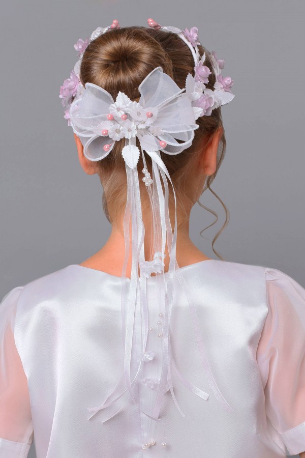 Wianek komunijny na koczek UK-WK6 - obraz 1