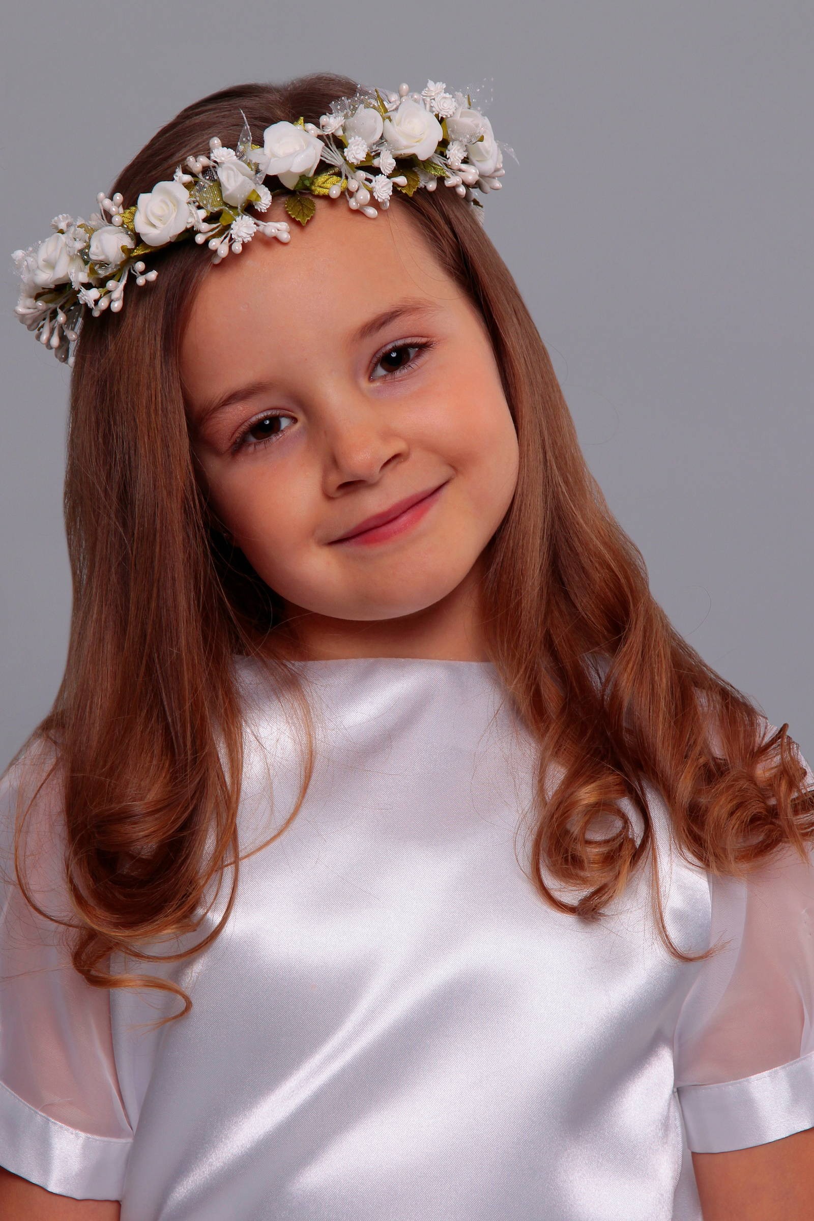 Wianek komunijny jak żywy UK-WŻ4 - obraz 1