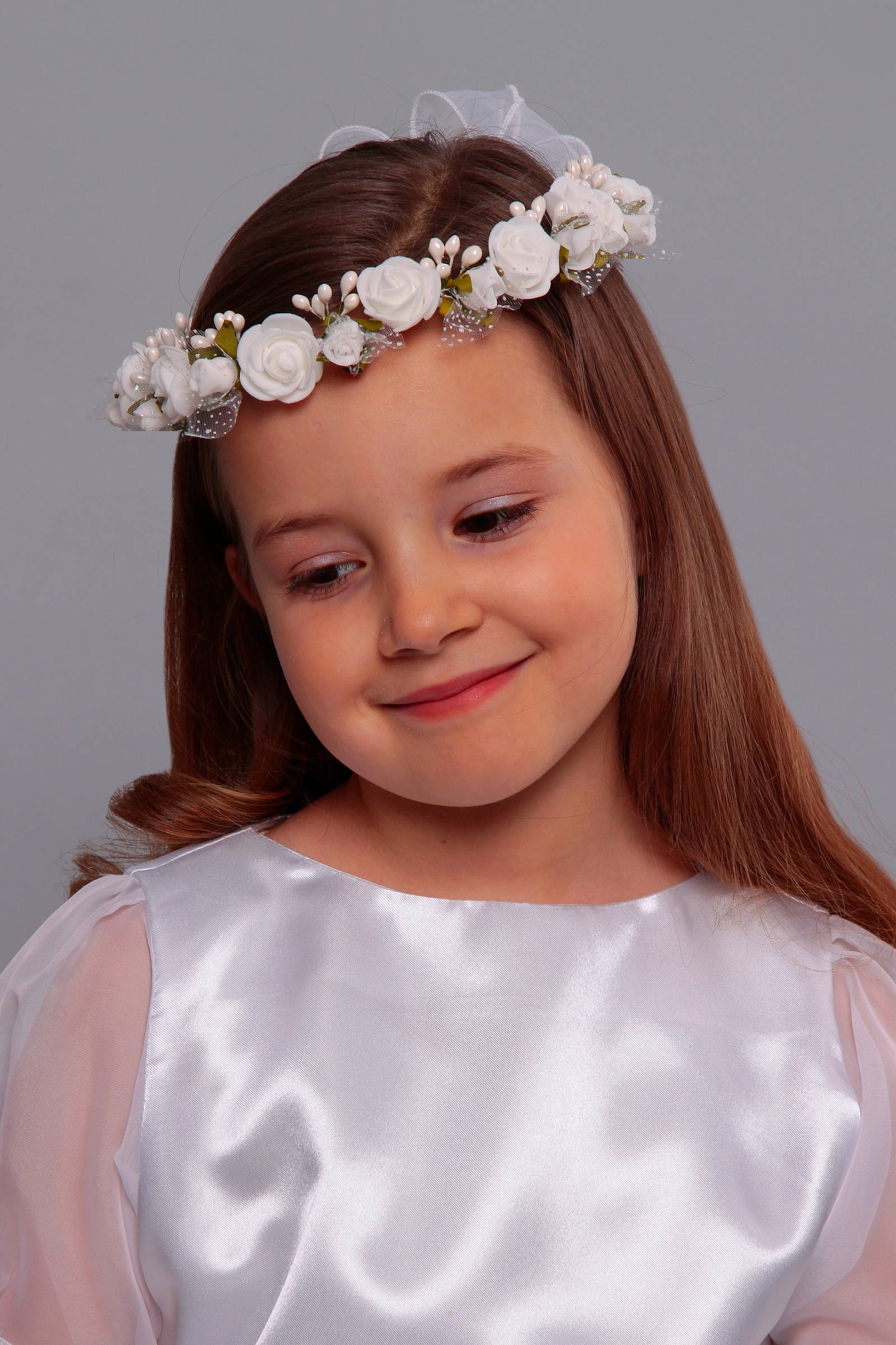 Wianek komunijny jak żywy UK-WŻ5 - obraz 1