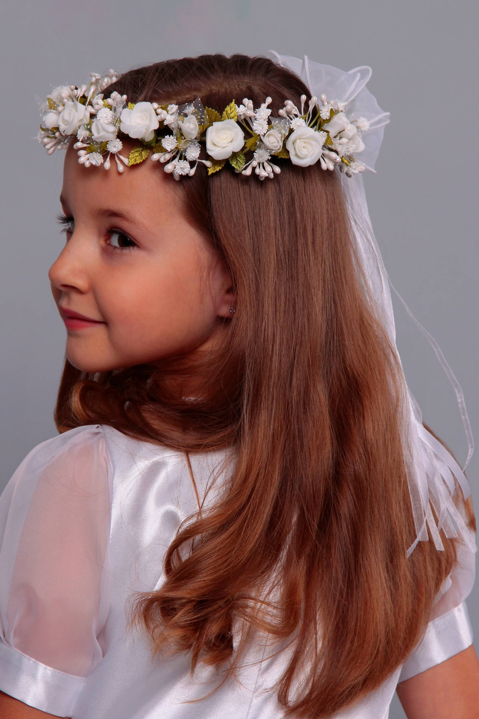 Wianek komunijny jak żywy UK-WŻ4 - obraz 0