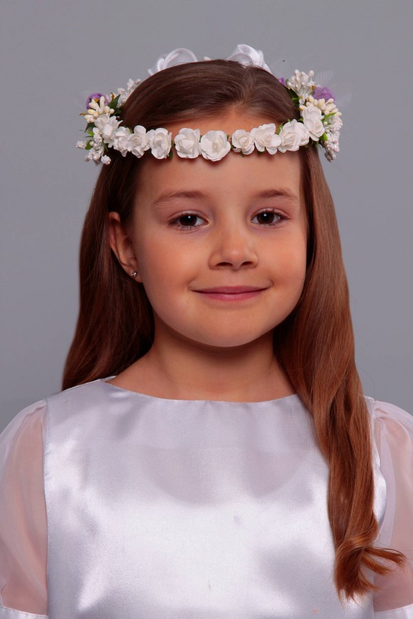 Wianek komunijny jak żywy UK-WŻ7 - obraz 2