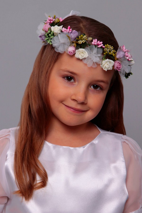 Wianek komunijny jak żywy UK-WŻ8 - obraz 1