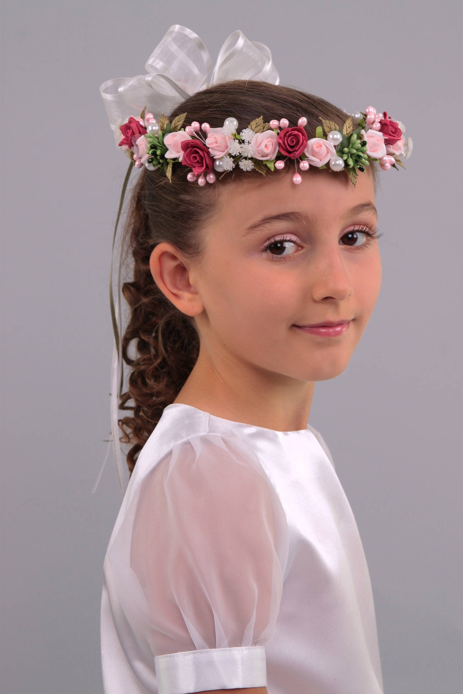 Wianek komunijny jak żywy UK-WŻ15 - obraz 0