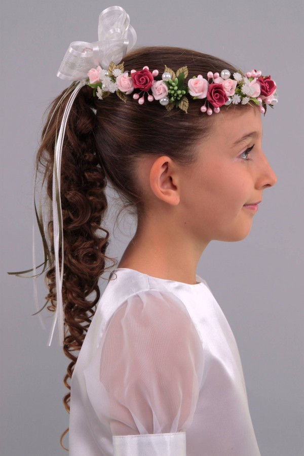 Wianek komunijny jak żywy UK-WŻ15 - obraz 1