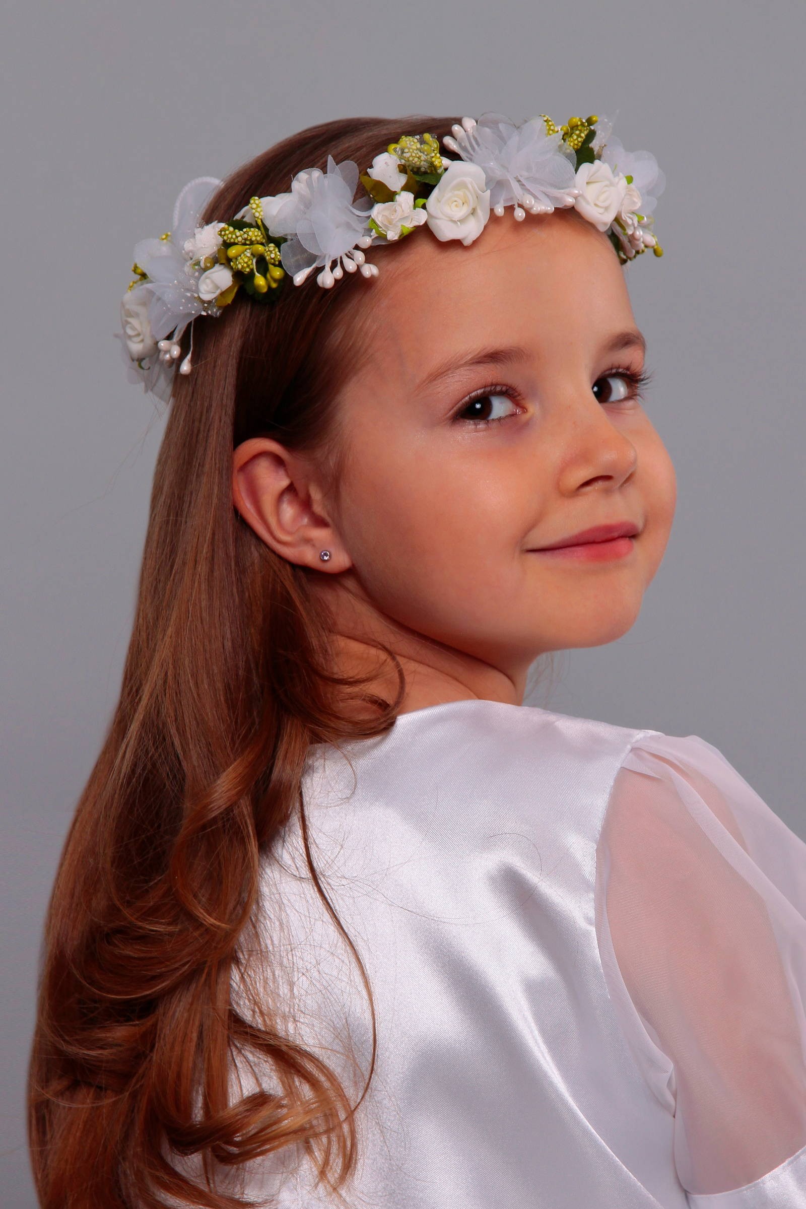 Wianek komunijny jak żywy UK-WŻ18 - obraz 0