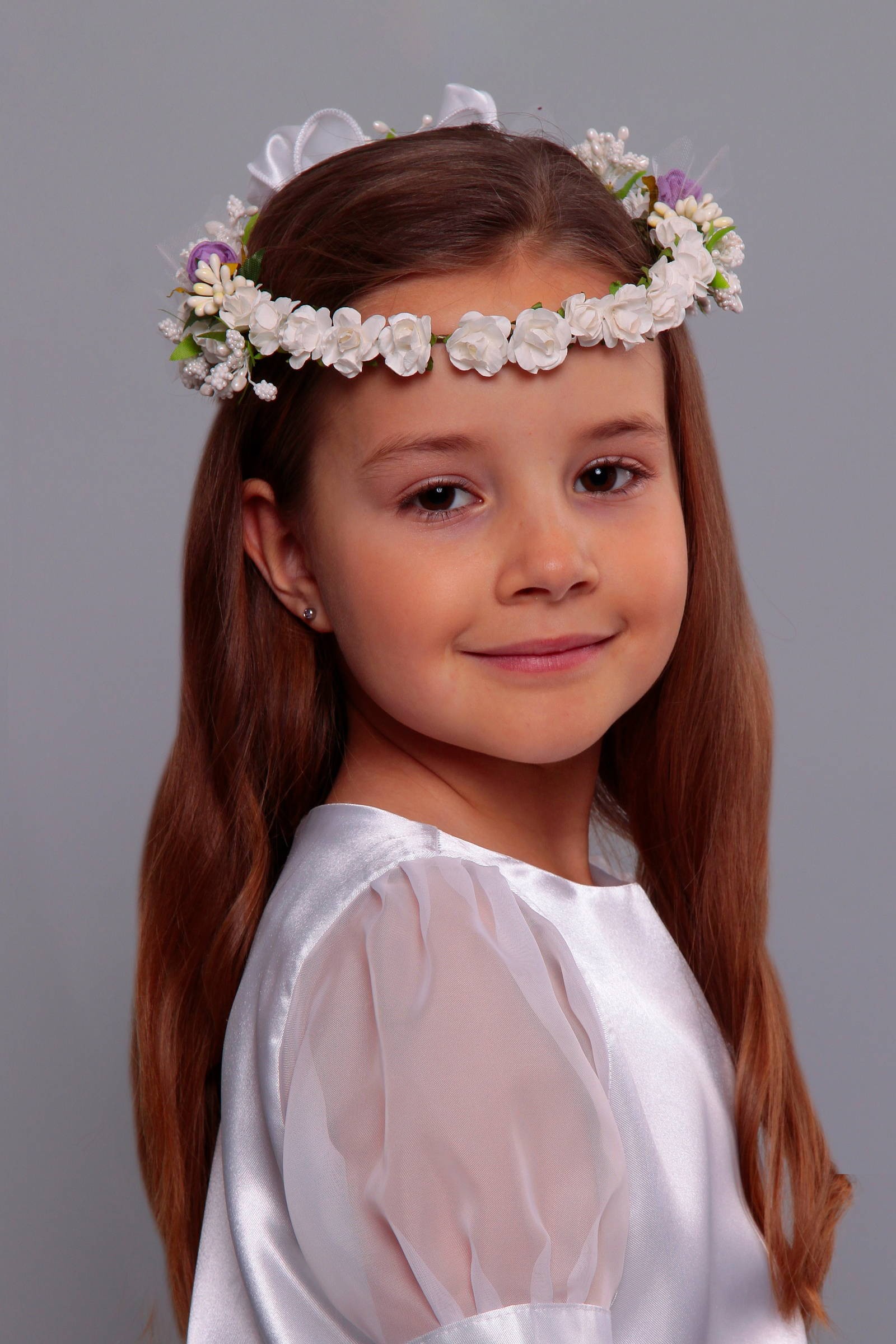 Wianek komunijny jak żywy UK-WŻ7 - obraz 0