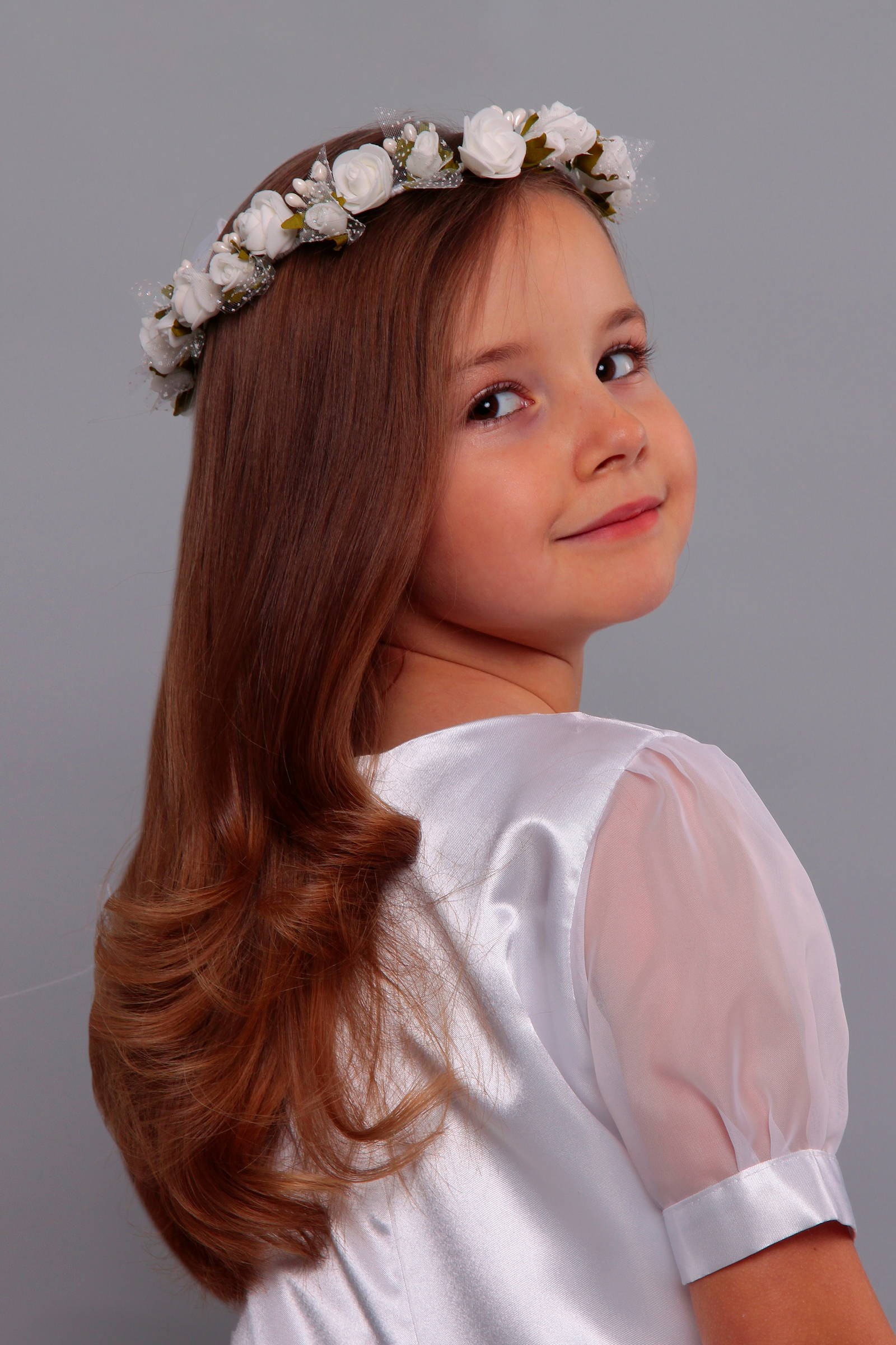 Wianek komunijny jak żywy UK-WŻ5 - obraz 2