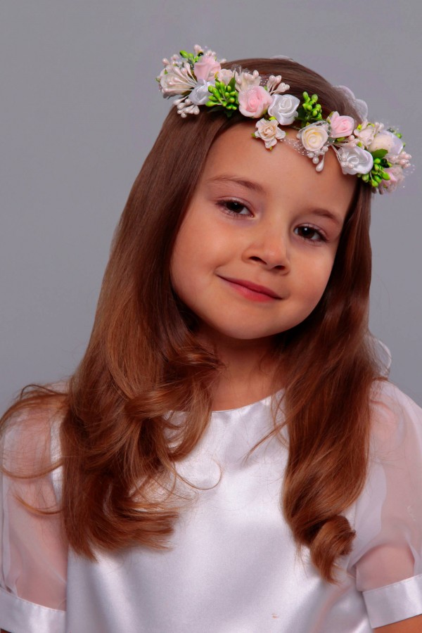 Wianek komunijny jak żywy UK-WŻ19 - obraz 2