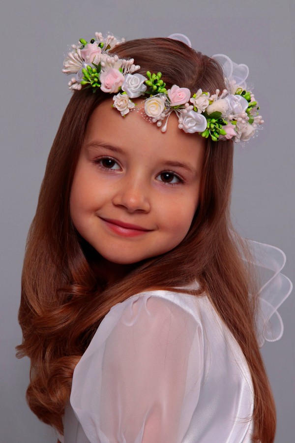 Wianek komunijny jak żywy UK-WŻ19 - obraz 1