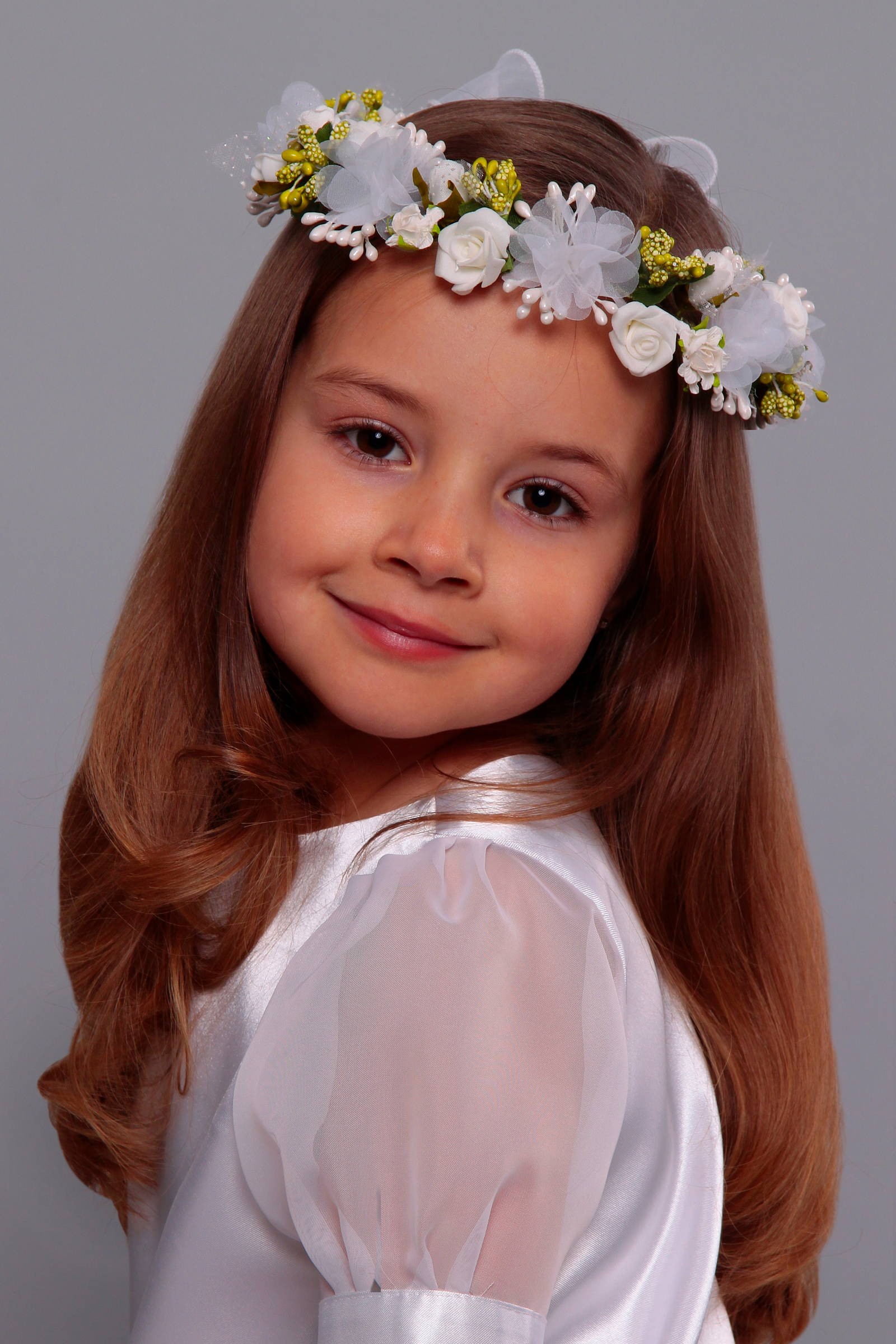 Wianek komunijny jak żywy UK-WŻ18 - obraz 2