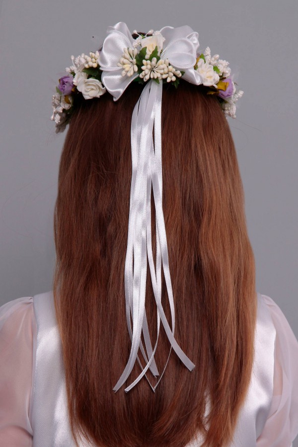 Wianek komunijny jak żywy UK-WŻ7 - obraz 4