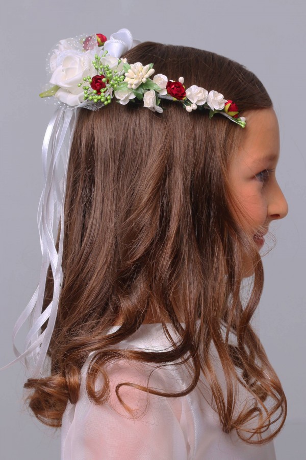 Wianek komunijny jak żywy UK-WŻ13 - obraz 2