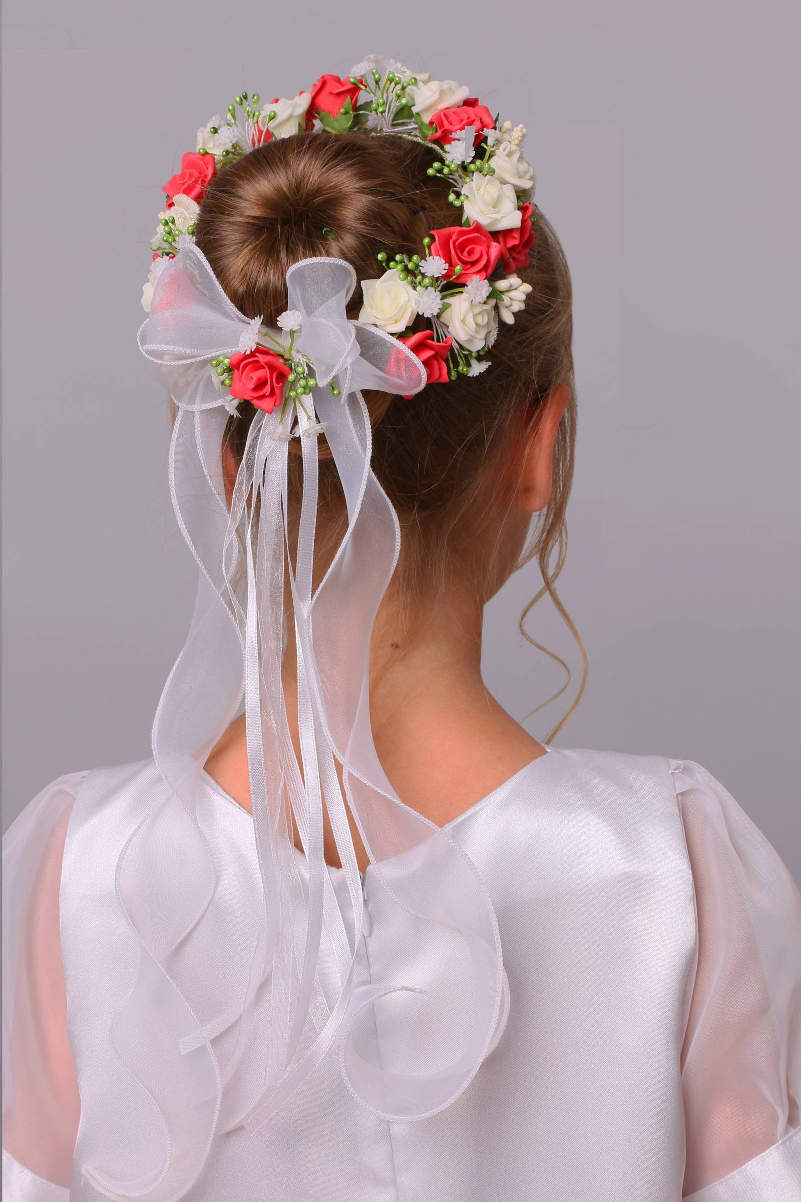 Wianek komunijny jak żywy na koczek UK-WŻK11 - obraz 2