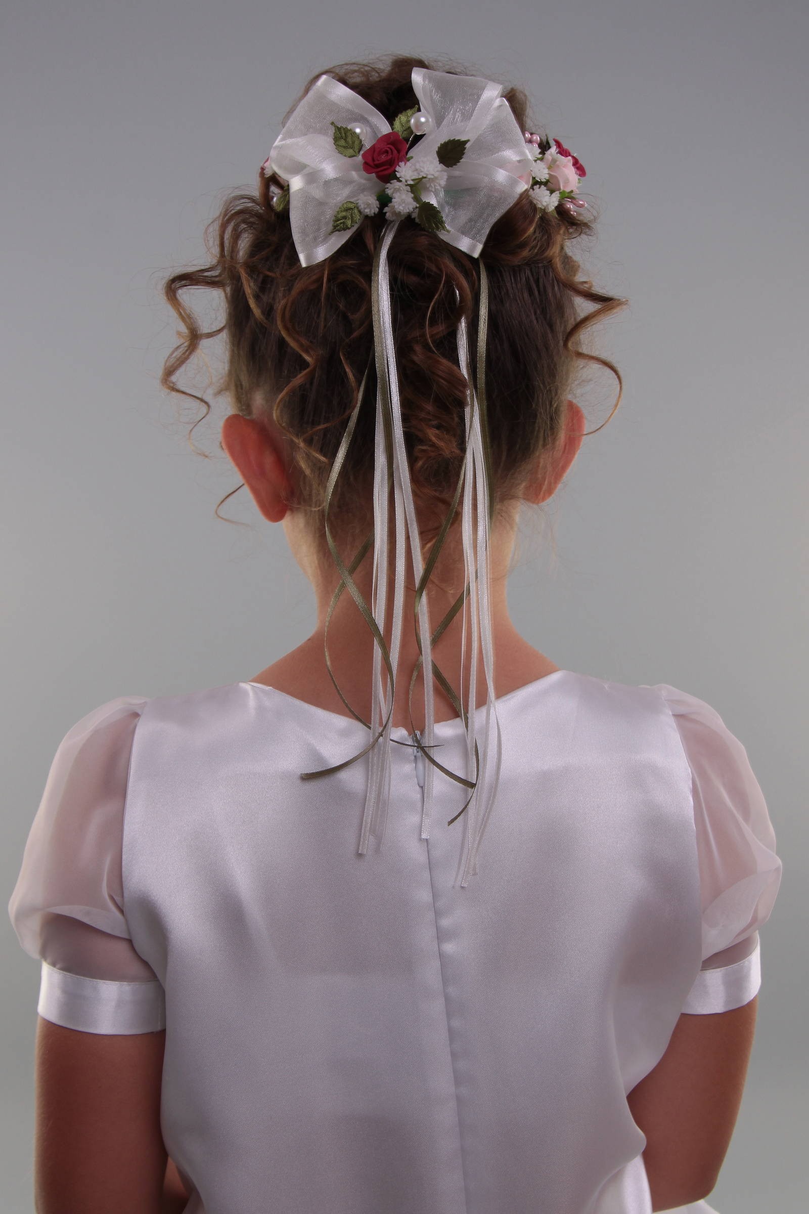 Wianek komunijny jak żywy na koczek UK-WŻK15 - obraz 1