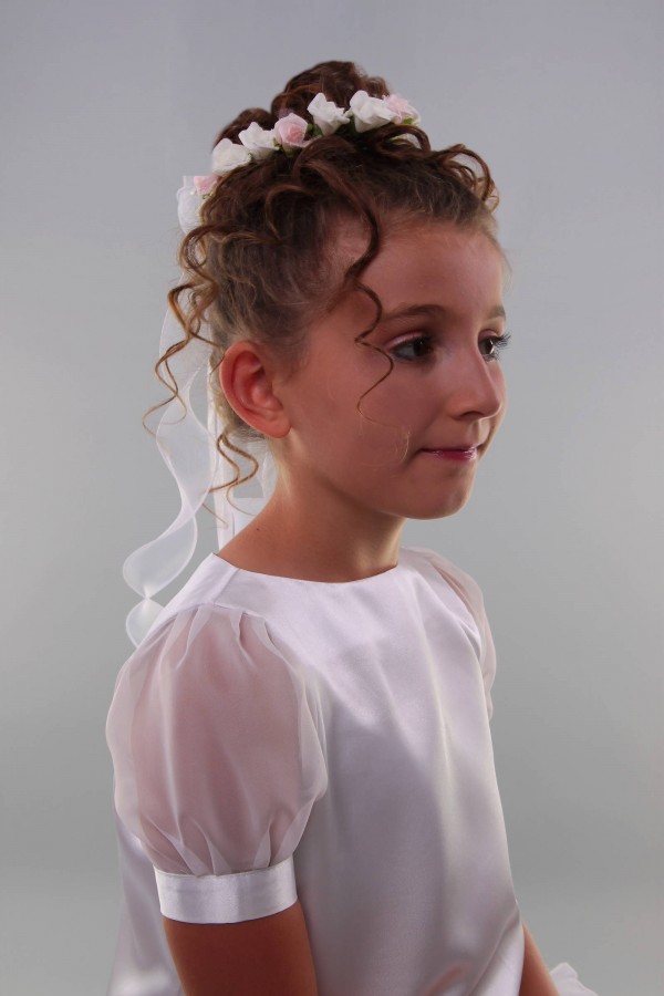 Wianek komunijny jak żywy na koczek UK-WŻK14 - obraz 2