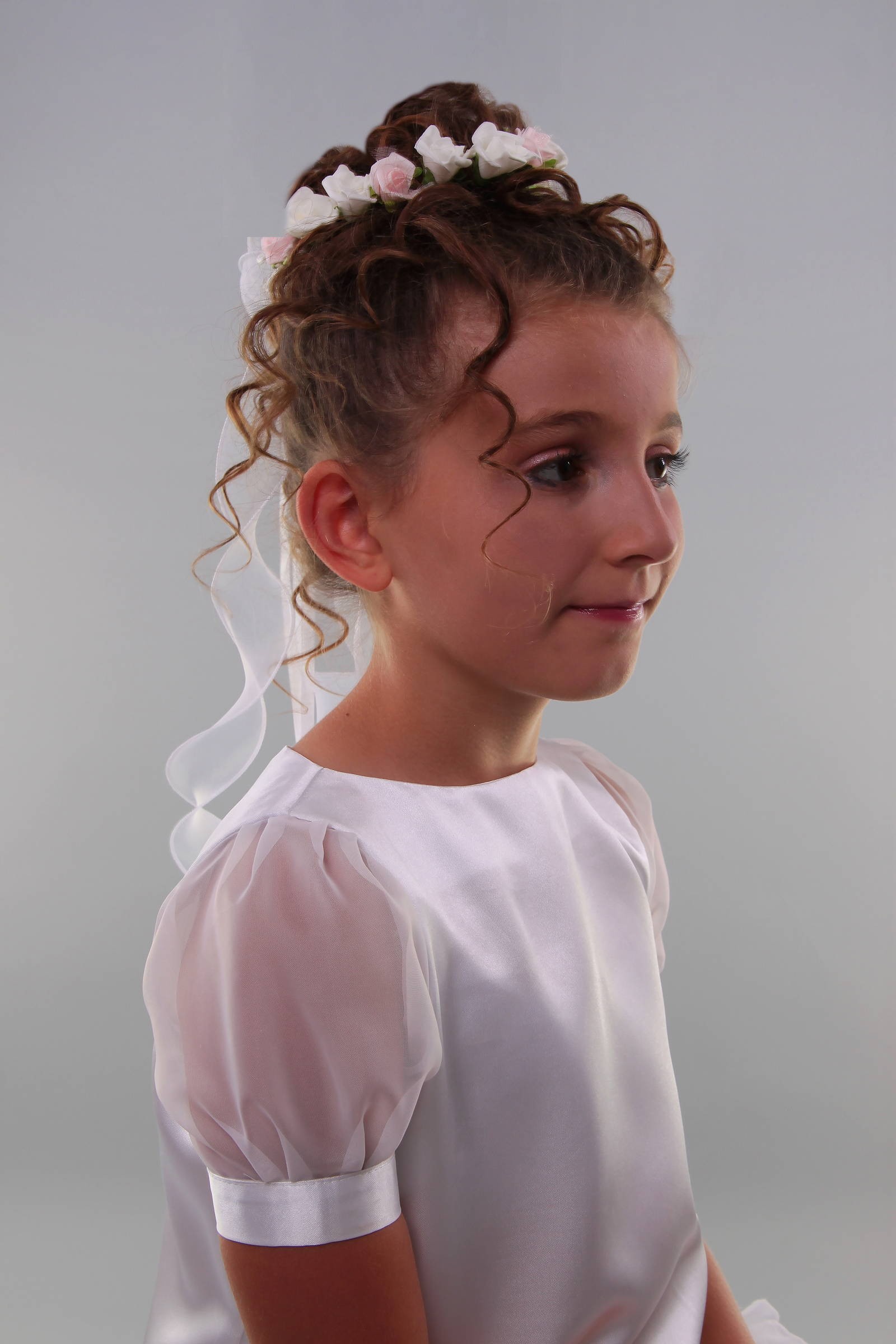 Wianek komunijny jak żywy na koczek UK-WŻK14 - obraz 2