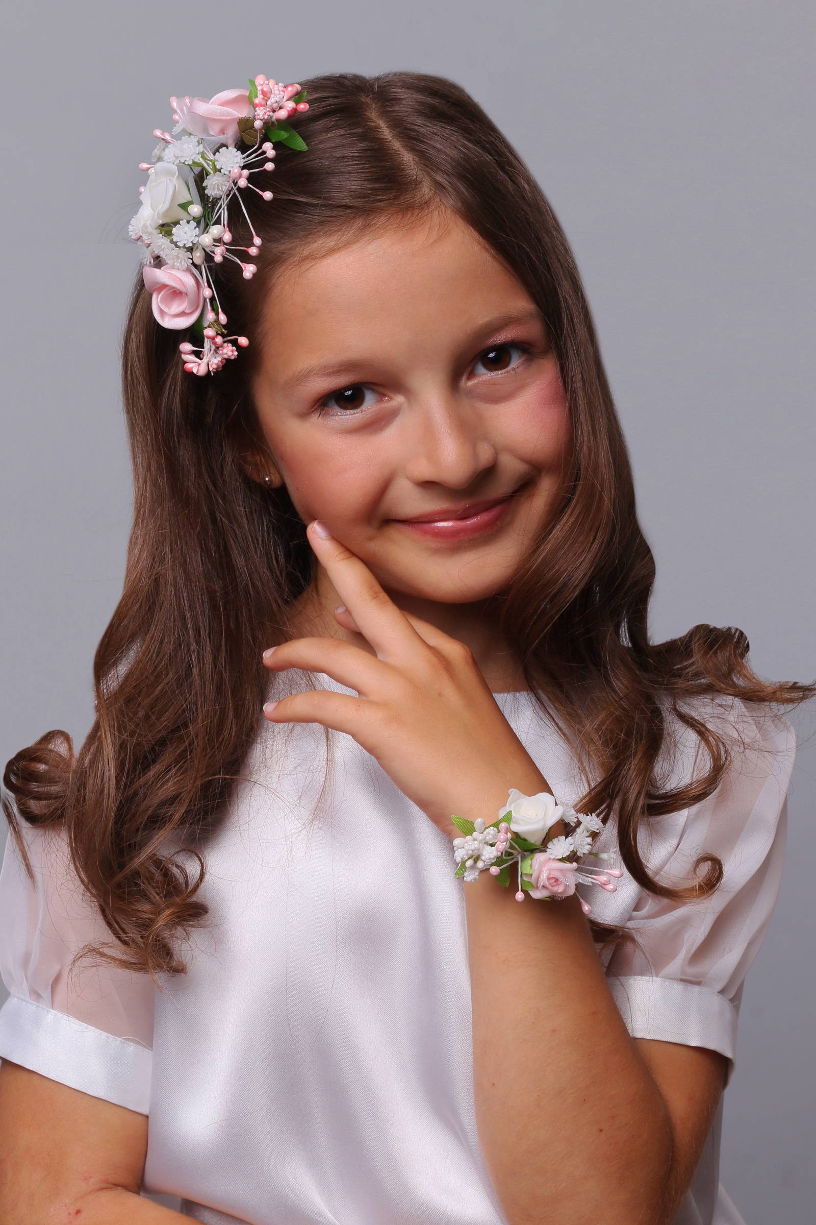 Grzebyk komunijny z bransoletką jak żywy UK-GPŻ10 - obraz 0