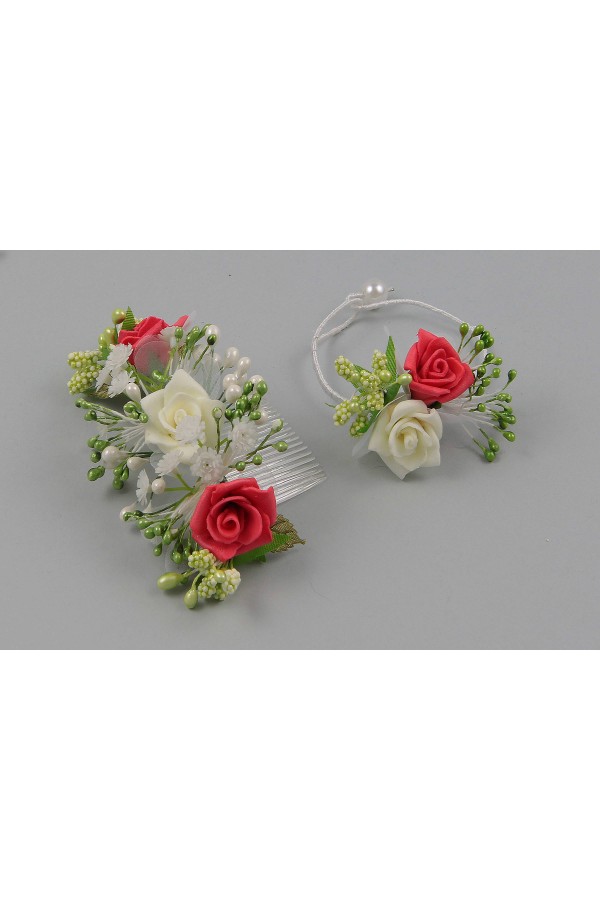 Grzebyk komunijny z bransoletką jak żywy UK-GPŻ11 - obraz 1