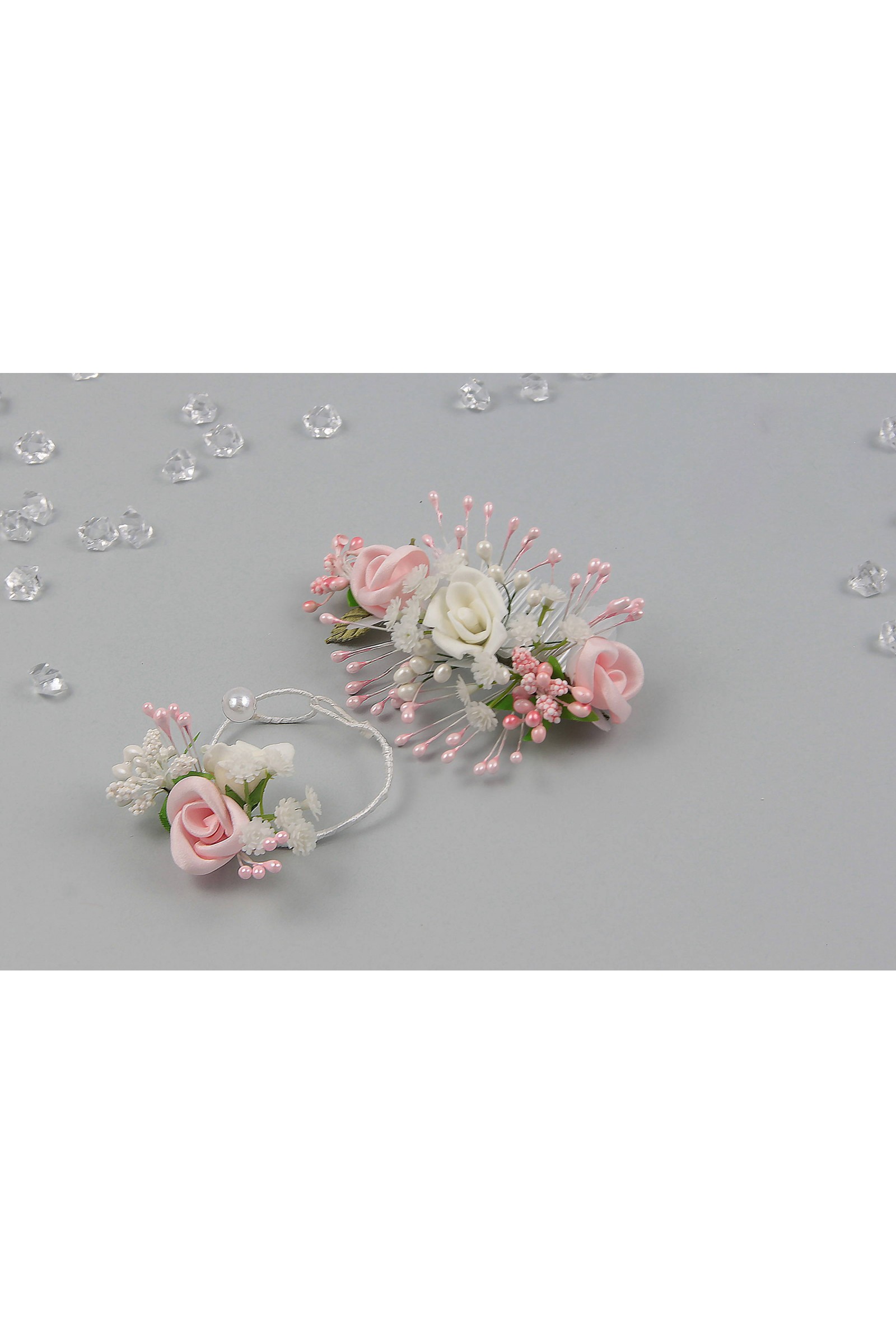 Grzebyk komunijny z bransoletką jak żywy UK-GPŻ10 - obraz 2