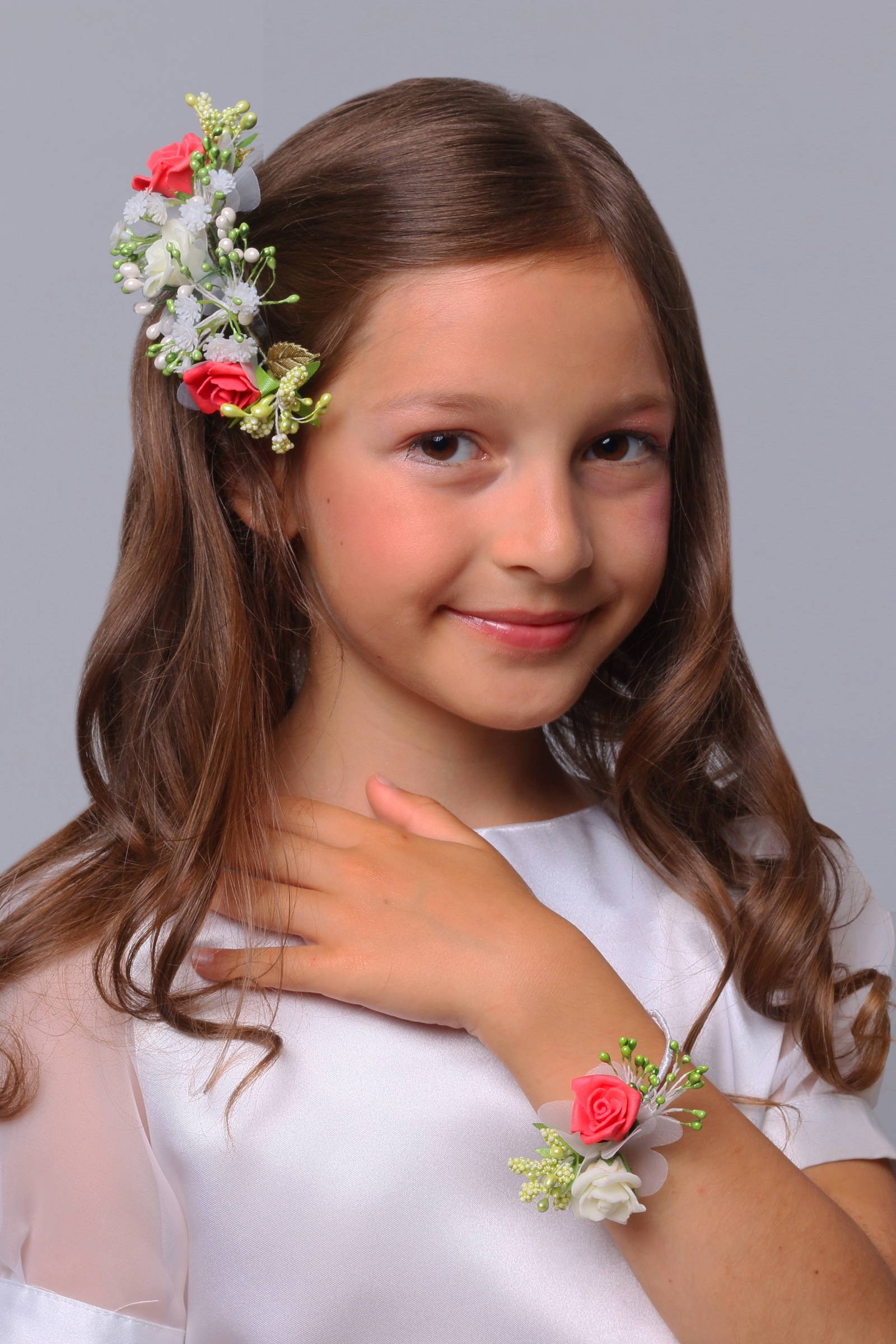 Grzebyk komunijny z bransoletką jak żywy UK-GPŻ11 - obraz 0