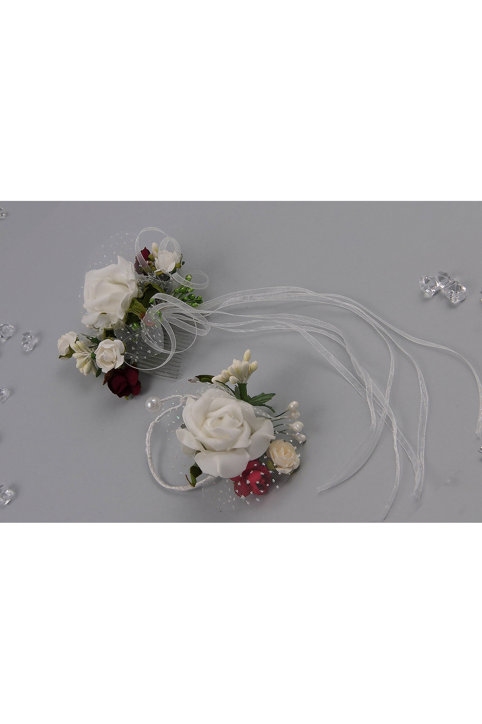 Grzebyk komunijny z bransoletką jak żywy UK-GPŻ13 - obraz 1