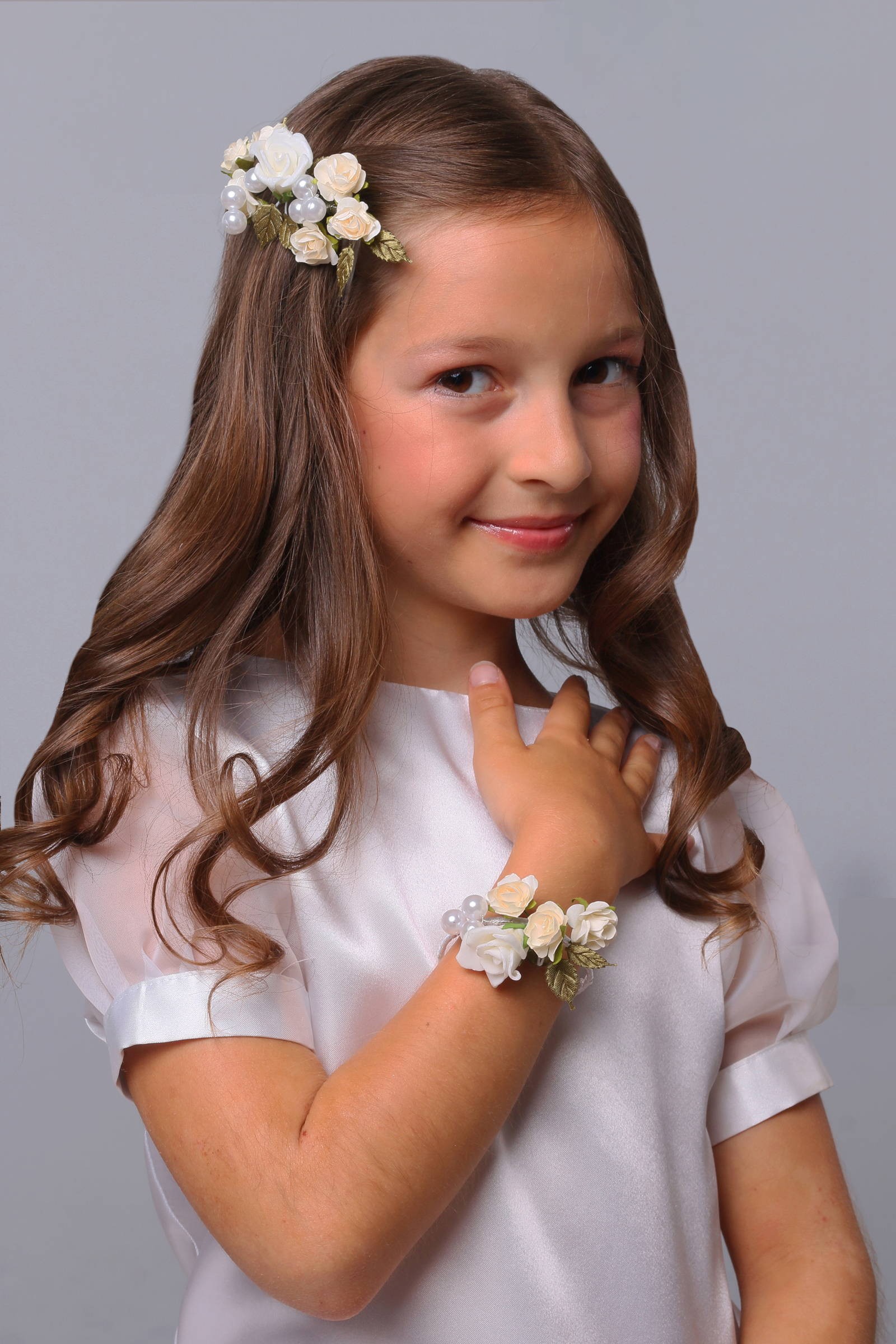 Grzebyk komunijny z bransoletką jak żywy UK-GPŻ12 - obraz 0