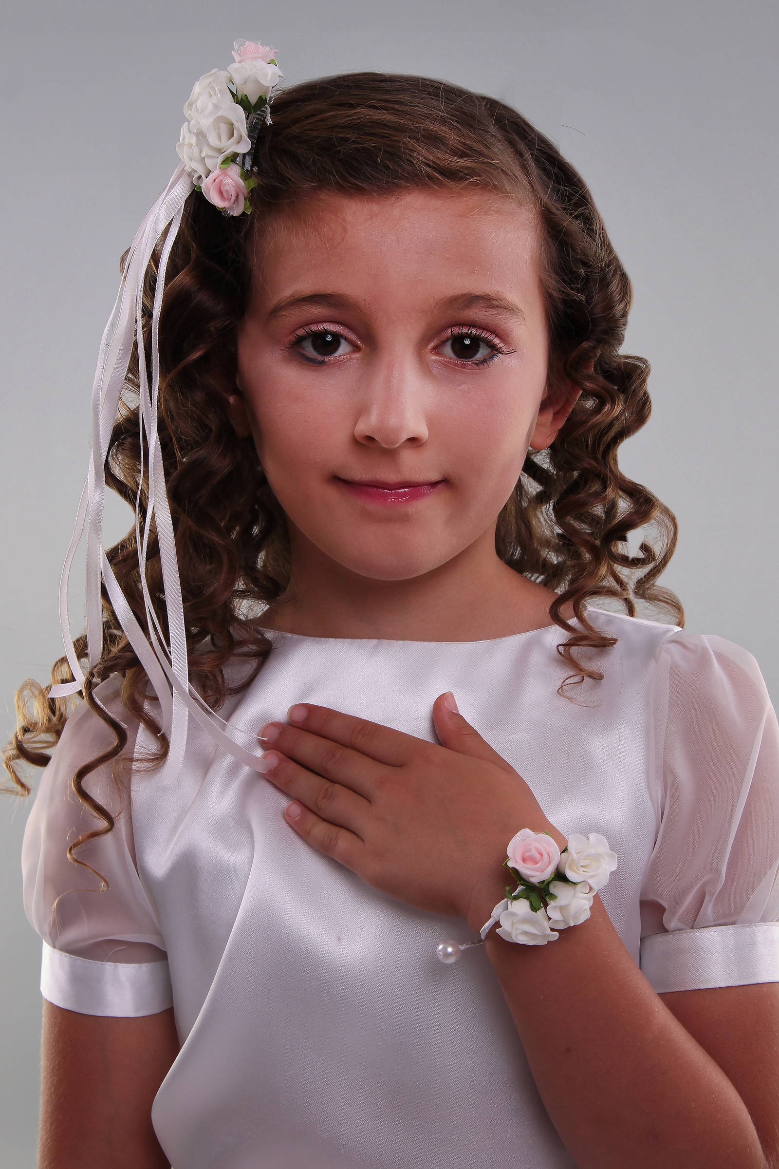 Grzebyk komunijny z bransoletką jak żywy UK-GPŻ14 - obraz 0