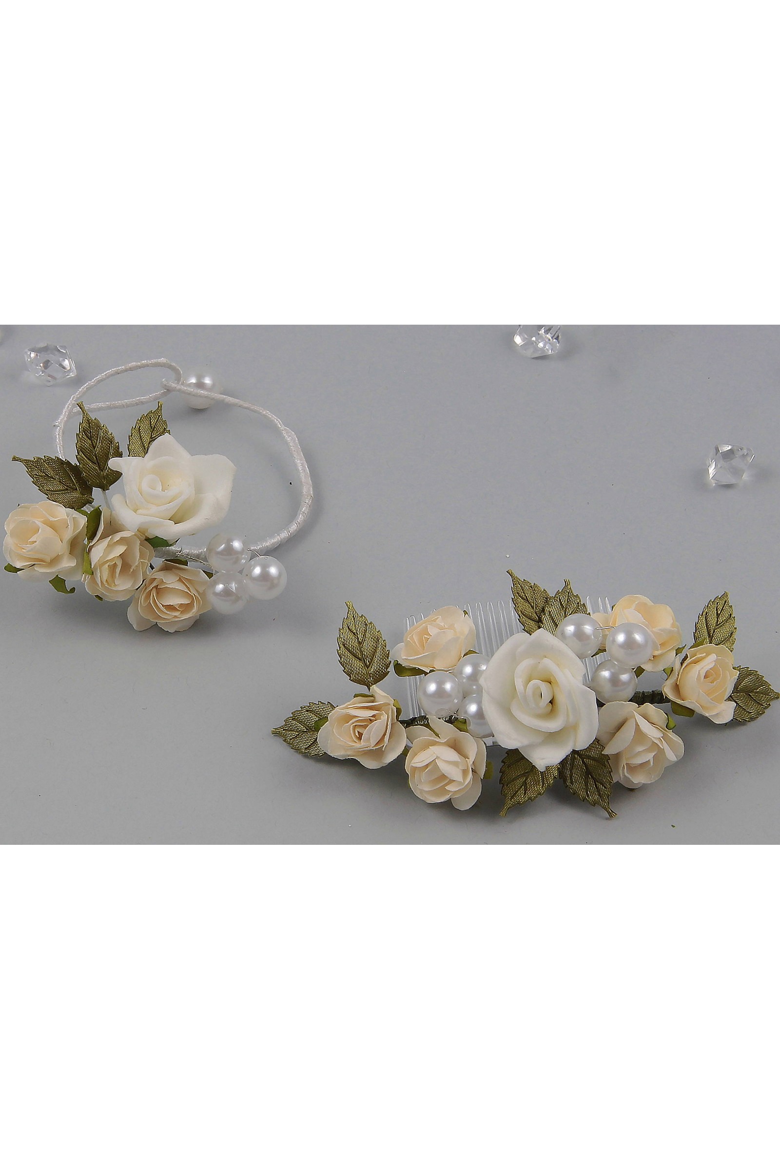 Grzebyk komunijny z bransoletką jak żywy UK-GPŻ12 - obraz 2