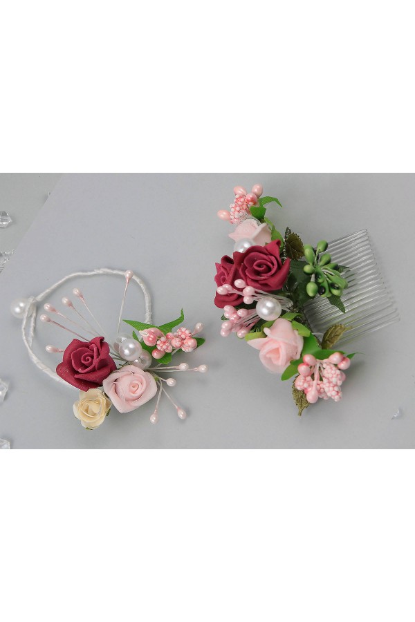 Grzebyk komunijny z bransoletką jak żywy UK-GPŻ15 - obraz 1