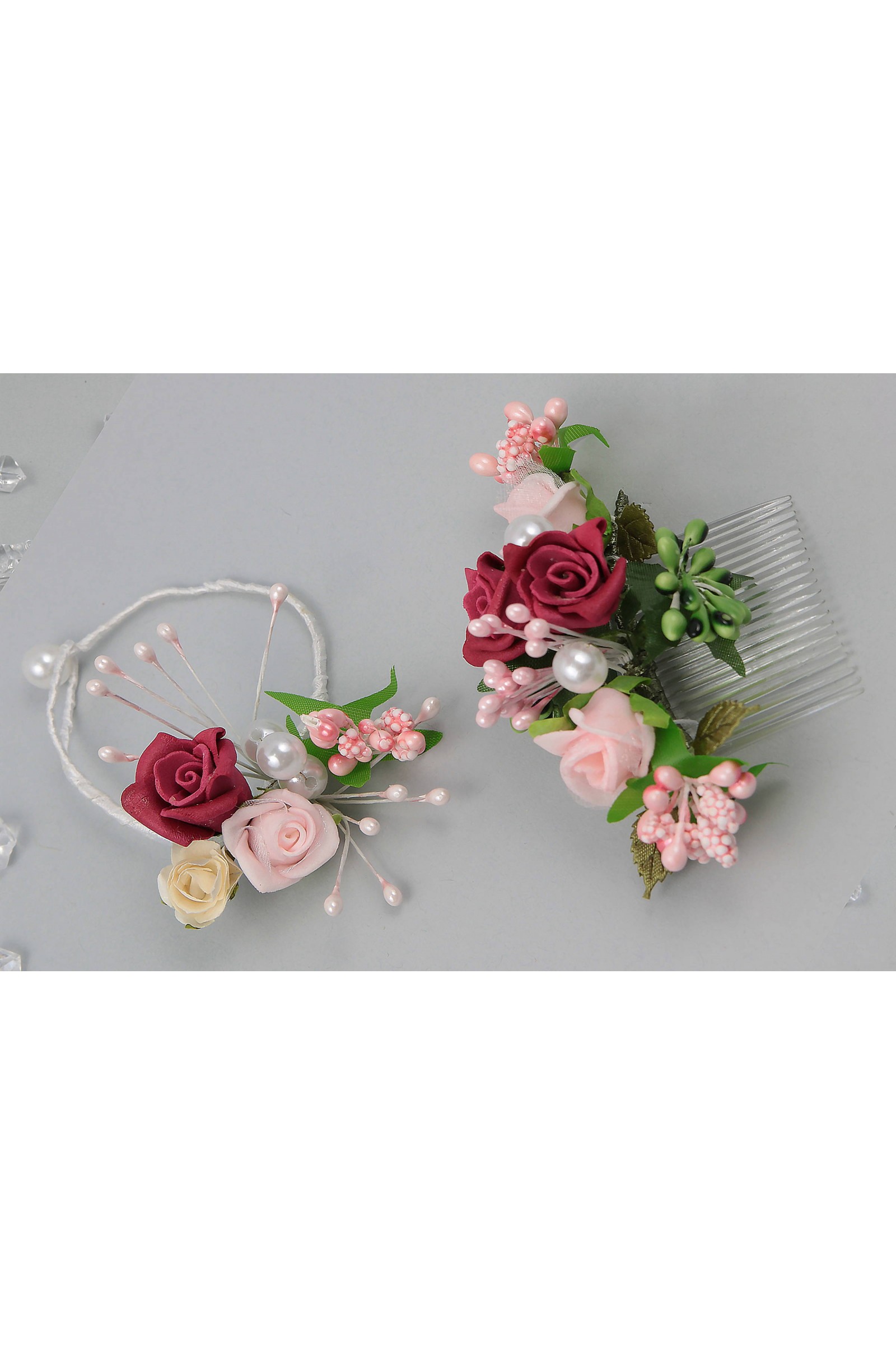 Grzebyk komunijny z bransoletką jak żywy UK-GPŻ15 - obraz 1