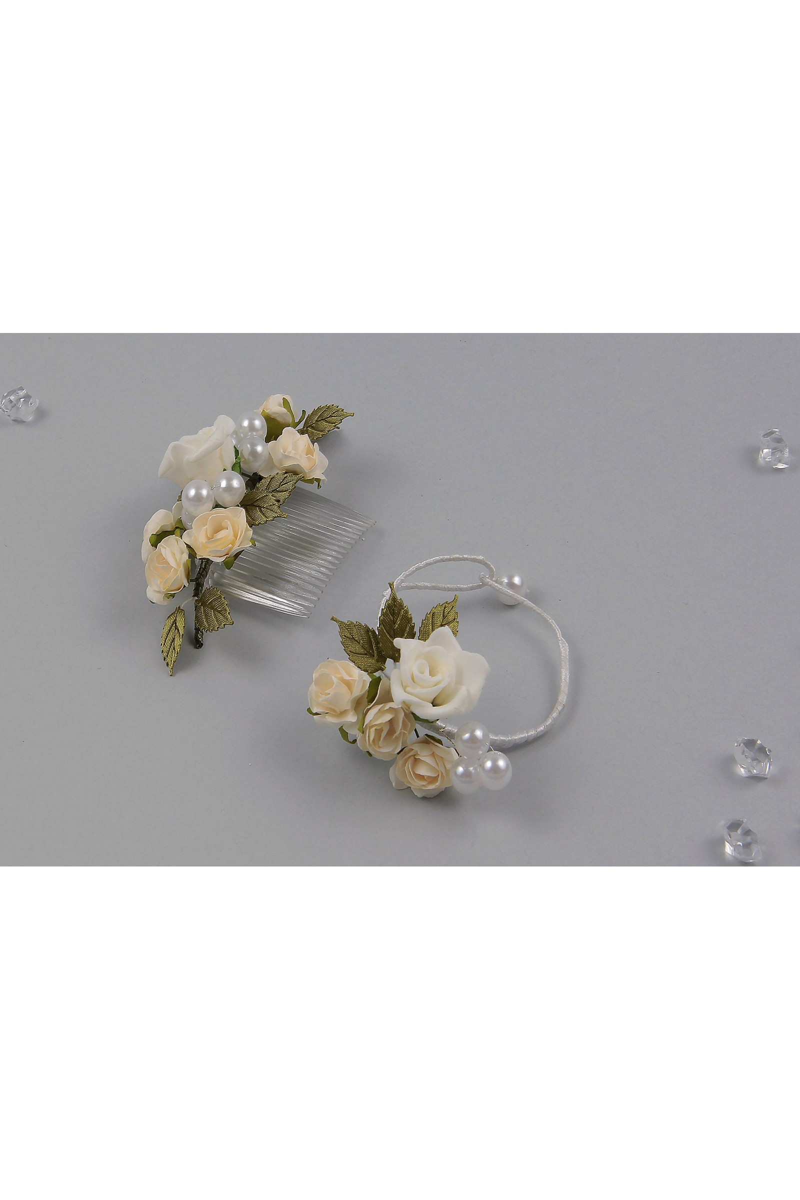 Grzebyk komunijny z bransoletką jak żywy UK-GPŻ12 - obraz 3