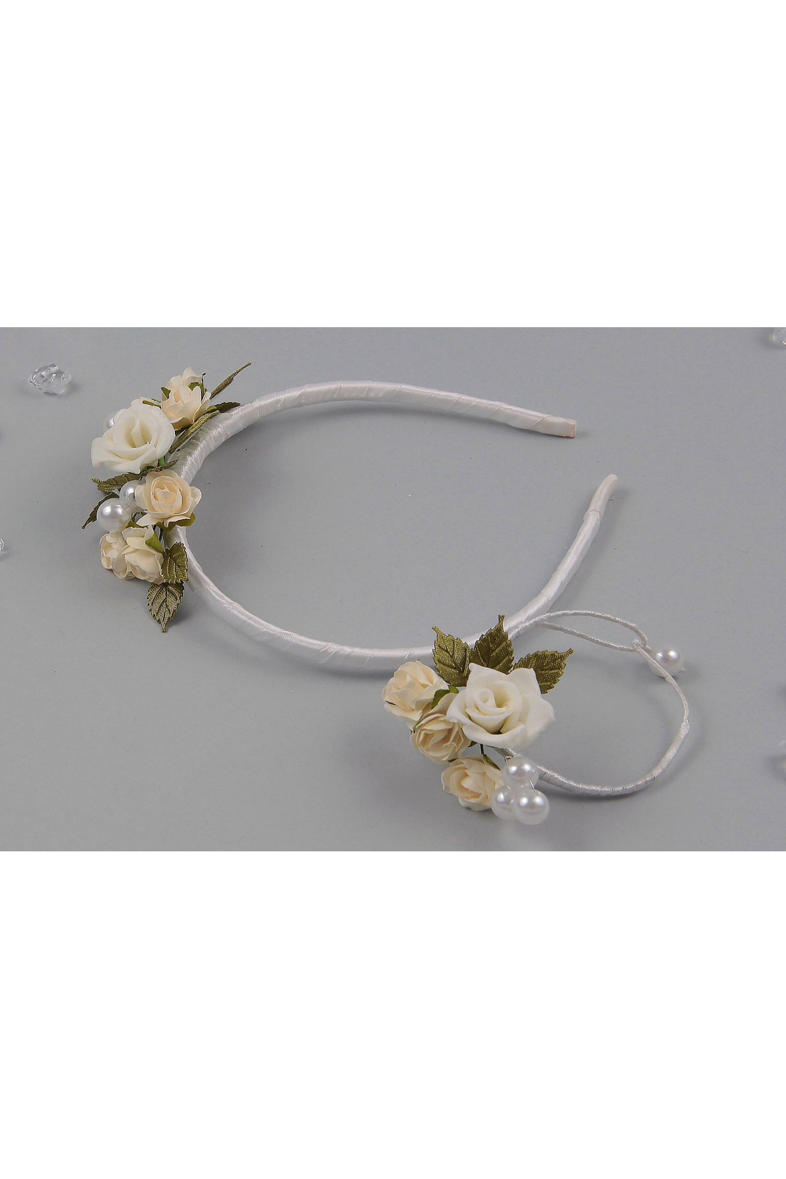 Opaska komunijna z bransoletką jak żywa UK-OPŻ12 - obraz 2