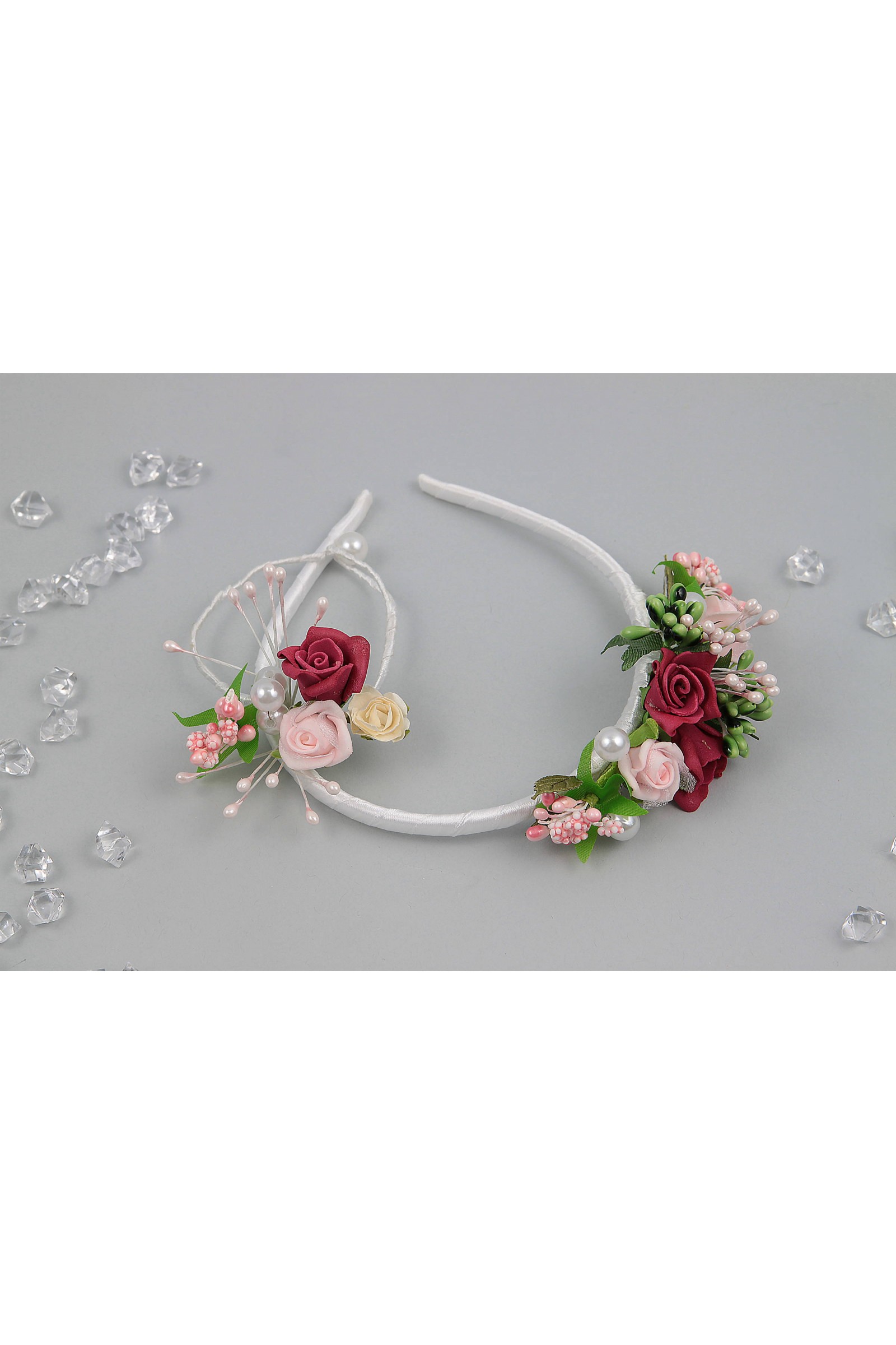 Opaska komunijna z bransoletką jak żywa UK-OPŻ15 - obraz 3