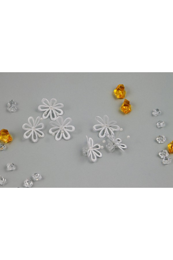 Spinka komunijna - Kwiatek - obraz 0