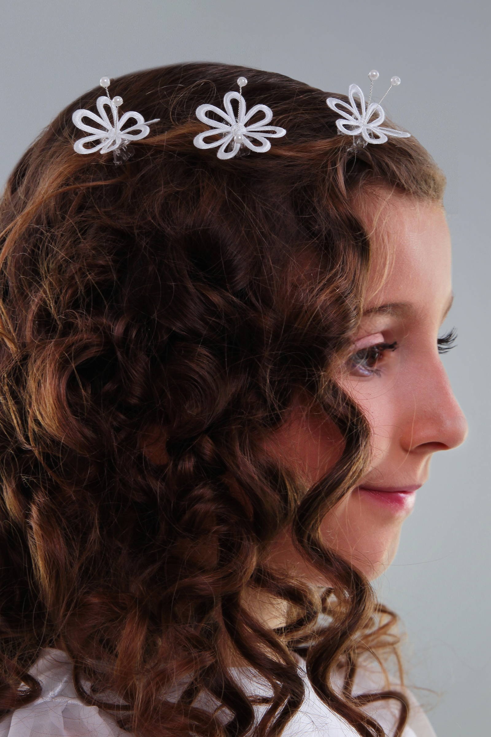 Spinka komunijna - Kwiatek - obraz 1