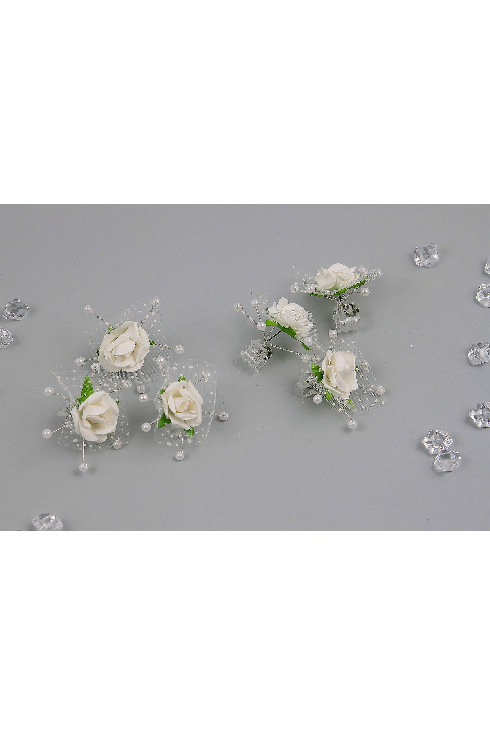 Spinka komunijna - Róża kremowa - obraz 1