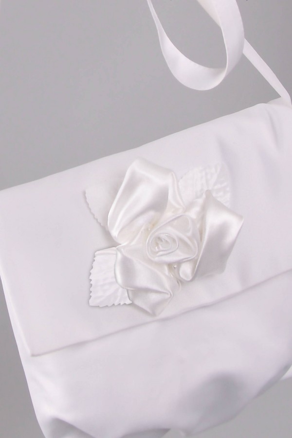 Torebka komunijna satynowa na pasek UK-Tps2 - obraz 1