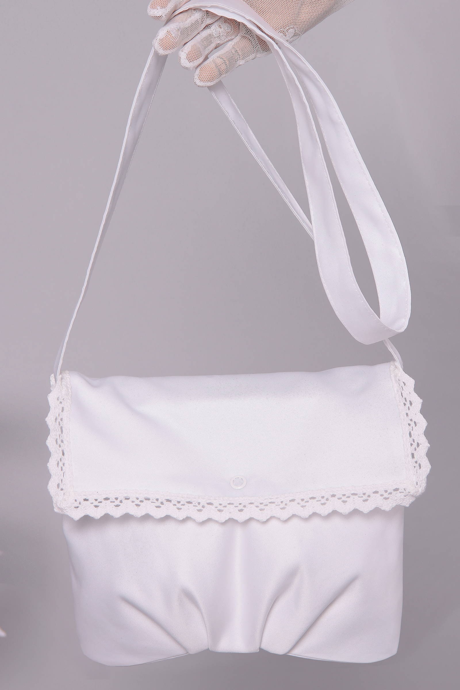 Torebka komunijna satynowa na pasek UK-Tps9 - obraz 0