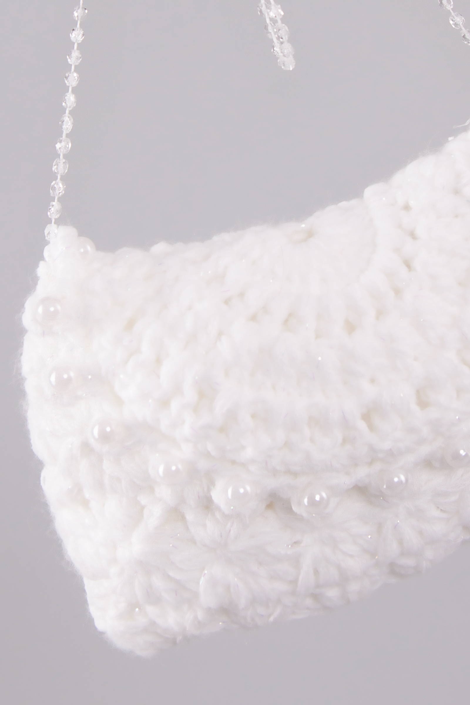 Torebka komunijna szydełkowa z włóczki UK-Tdp1 - obraz 0