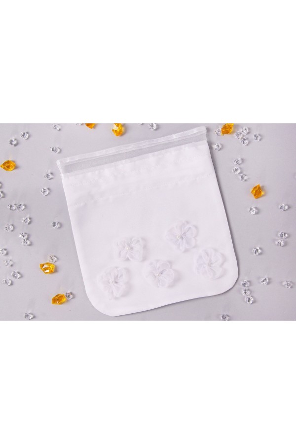 Torebka komunijna satynowa sakiewka UK-Tss7 - obraz 1