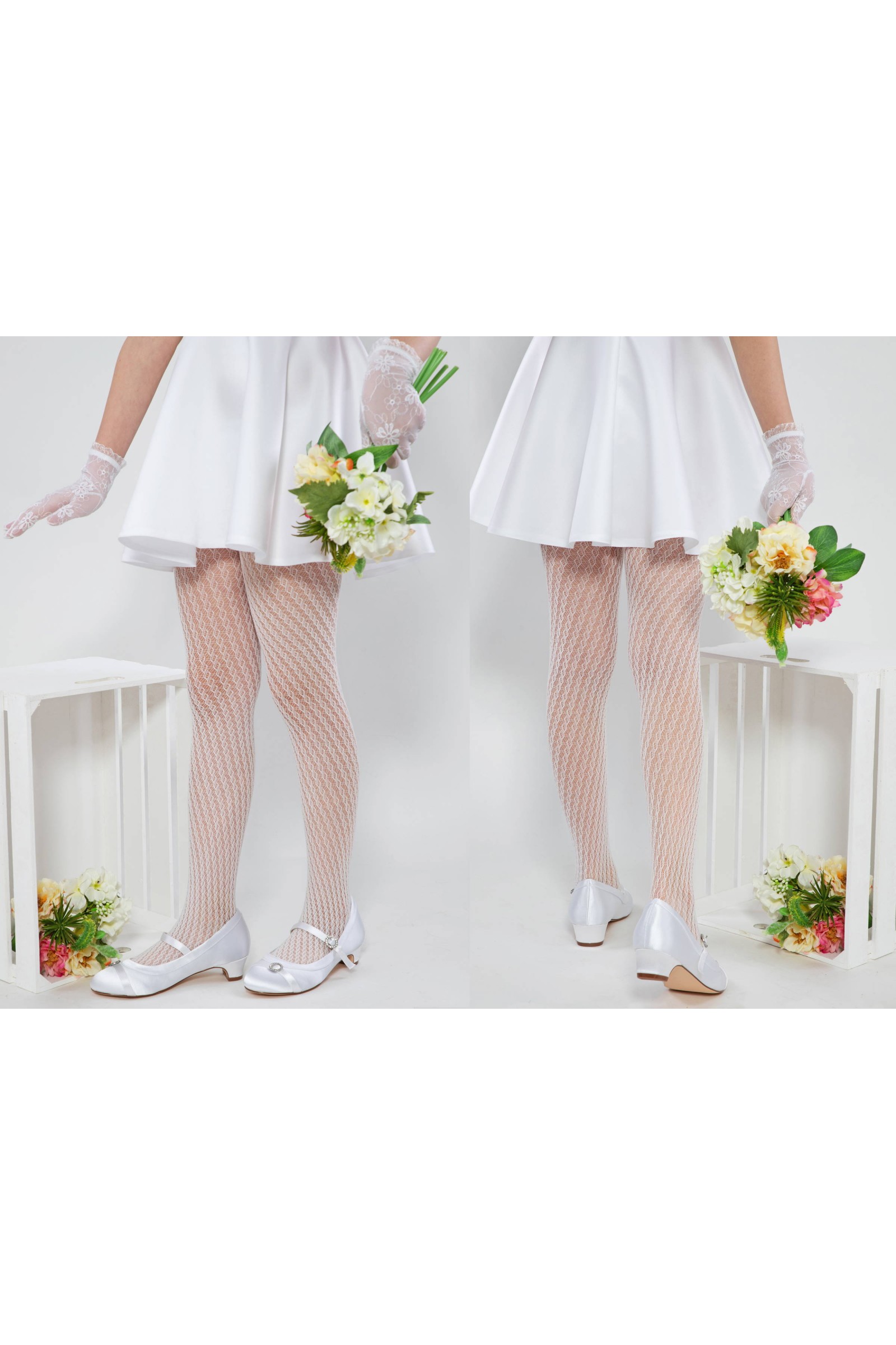 Eleganckie rajstopy komunijne - Martynka - obraz 2