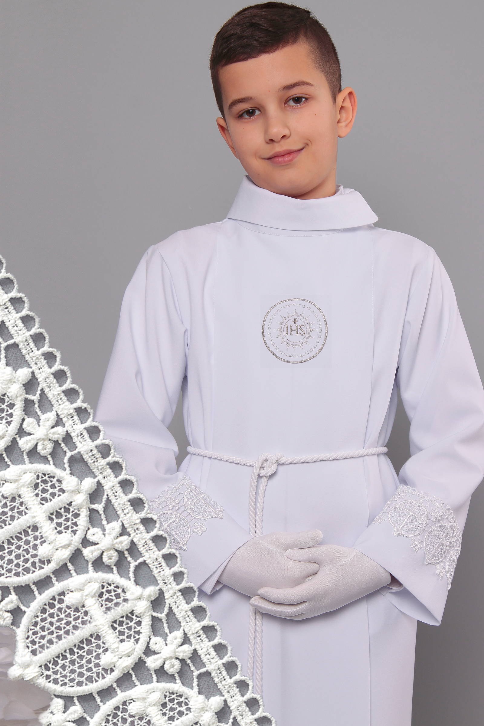 Alba komunijna z gipiurą 16/UK-K - obraz 0