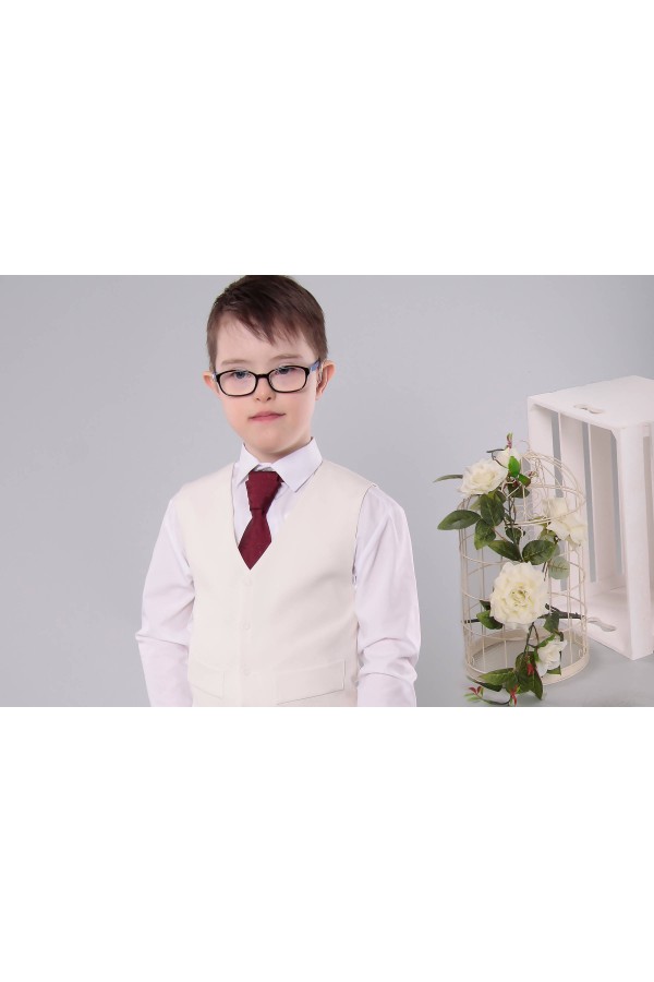 Garnitur komunijny - Komplet UK-GR/3 kremowy - obraz 3