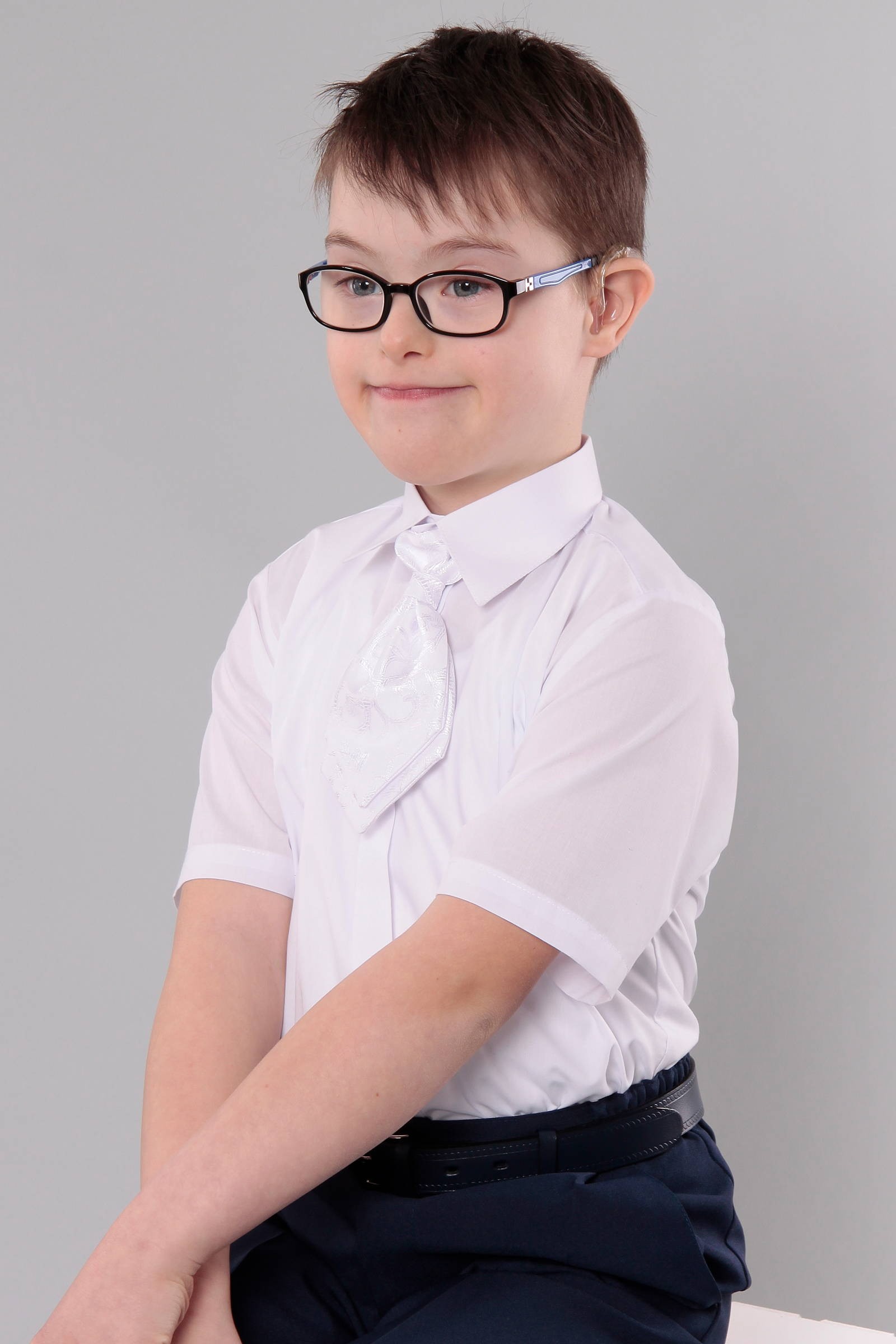 Koszula komunijna UK-1Ks/g-krótki rękaw - obraz 0