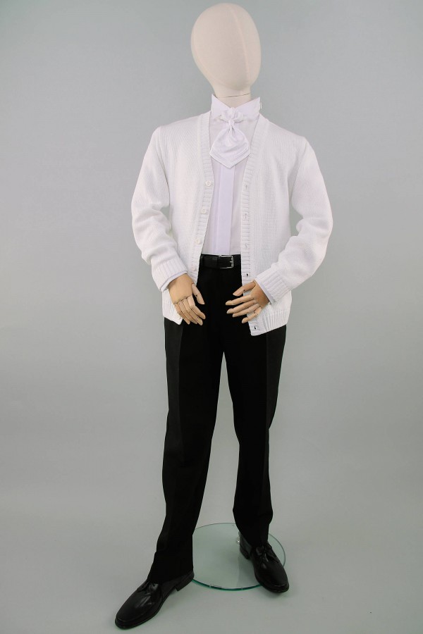 Musznik komunijny UK-MKb-biały - obraz 1