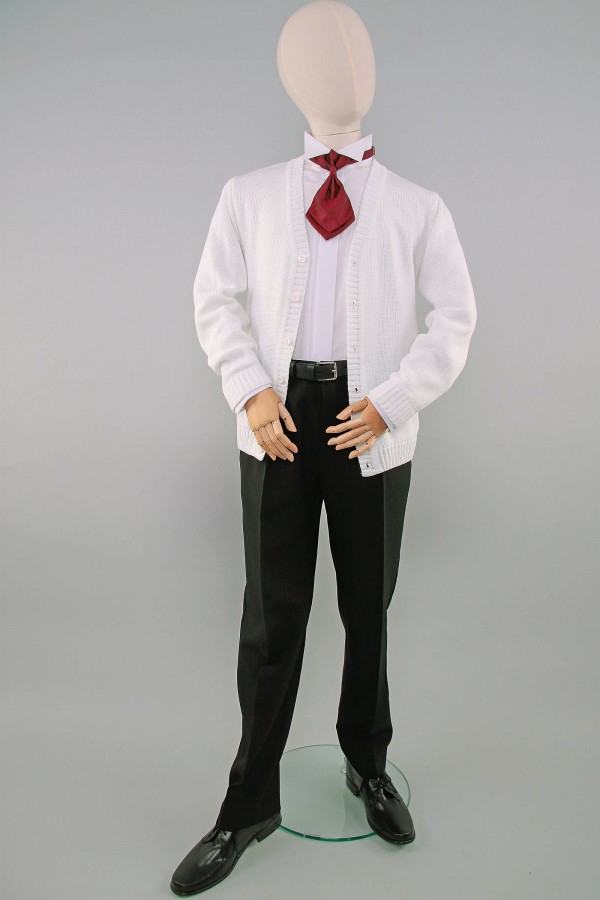 Musznik komunijny UK-MKbr-bordowy - obraz 1