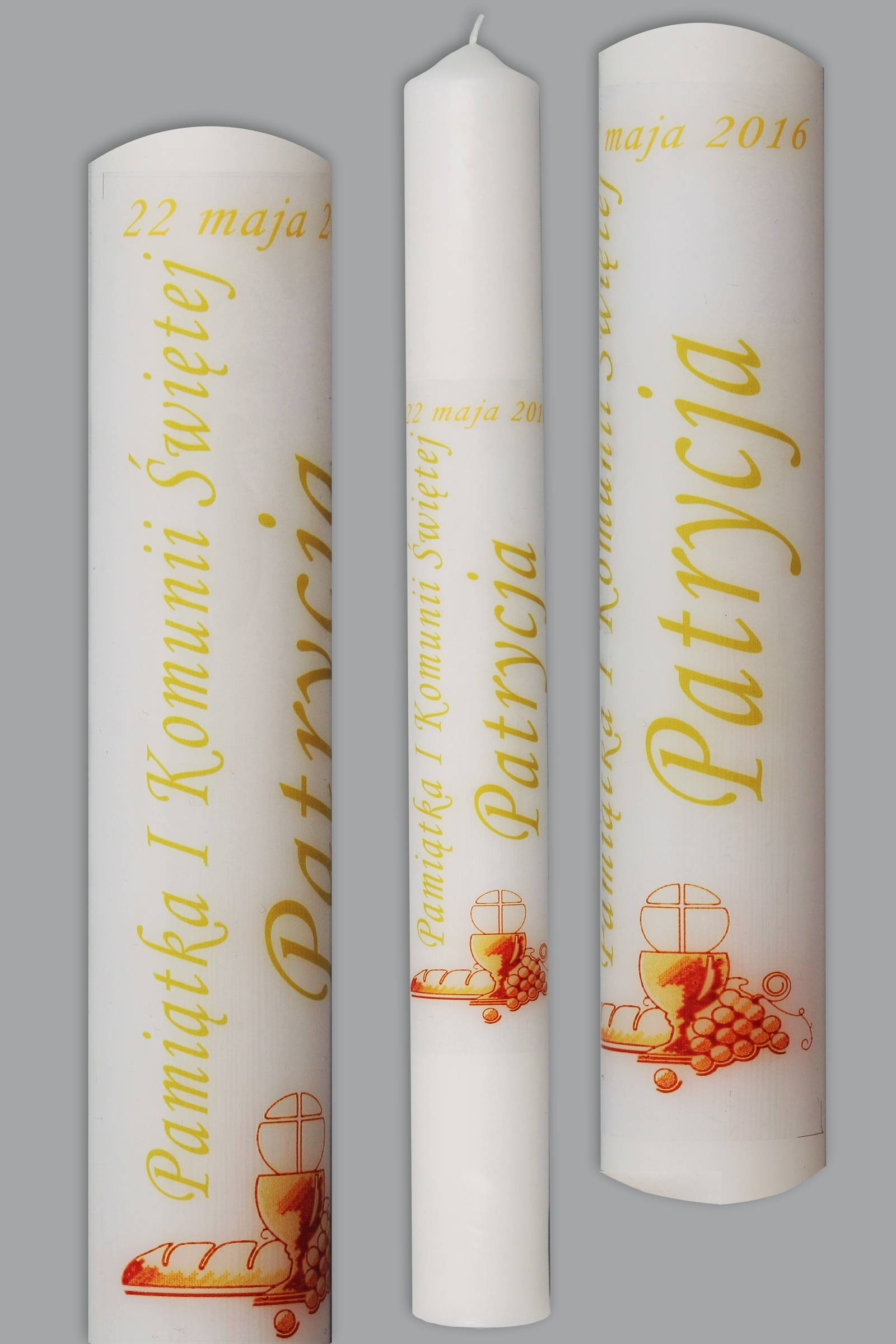 Świeca komunijna do personalizacji UK-SW-KN1a/dz - obraz 0
