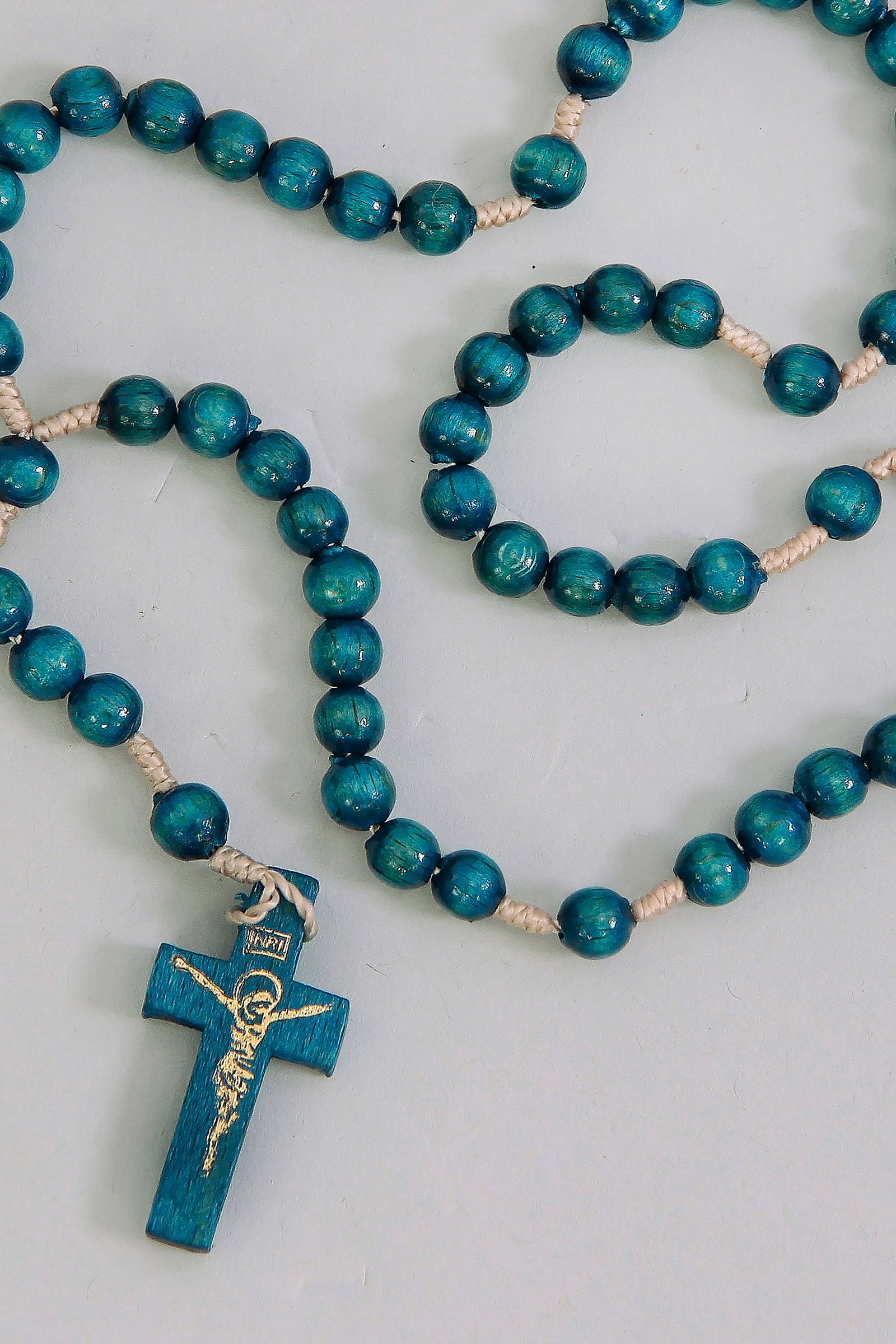 Różaniec komunijny - drewniany UK-DN2 - obraz 0