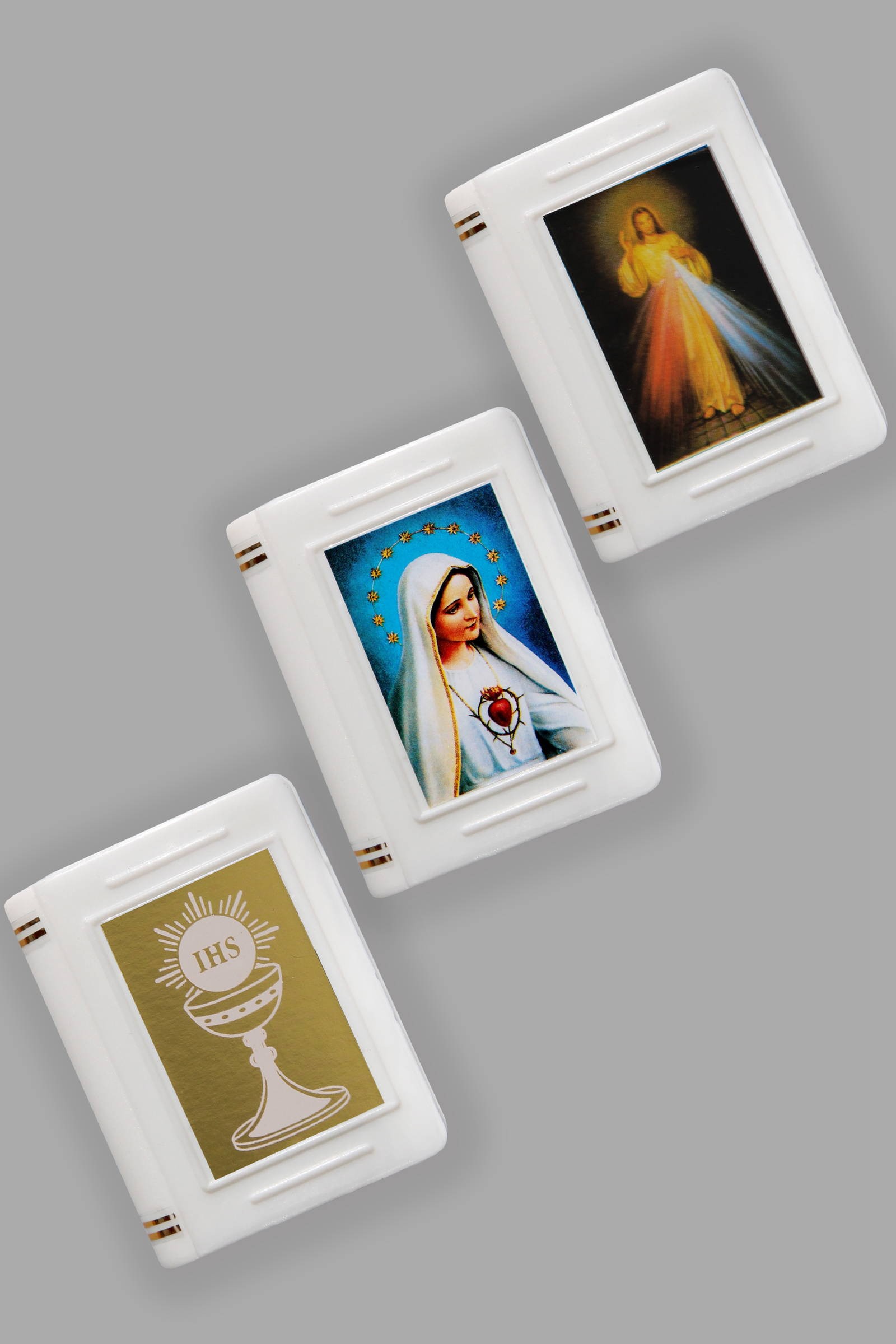 Pudełko komunijne na różaniec białe UK-Pm/b - obraz 0