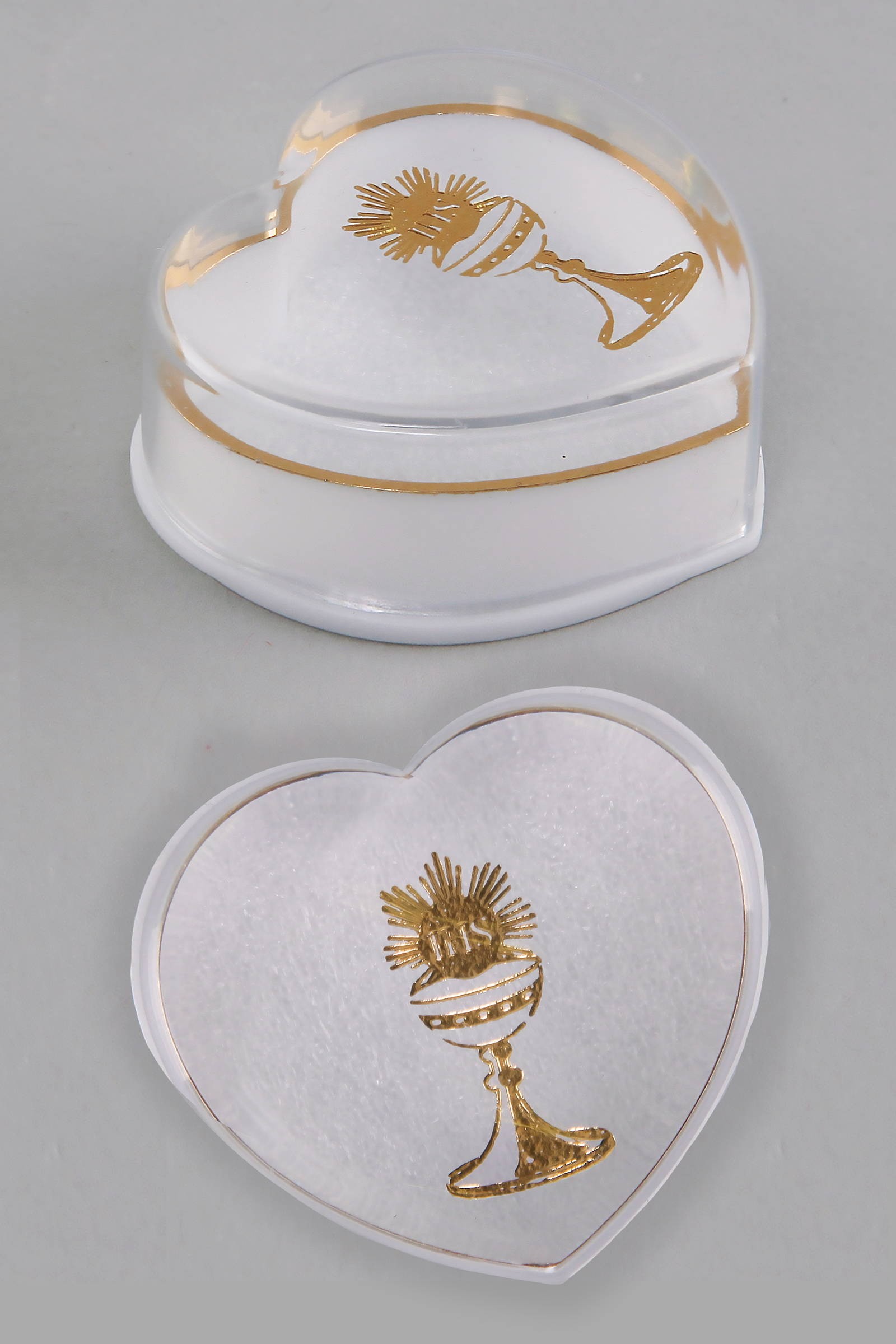 Pudełko komunijne na różaniec serce UK-PS - obraz 0